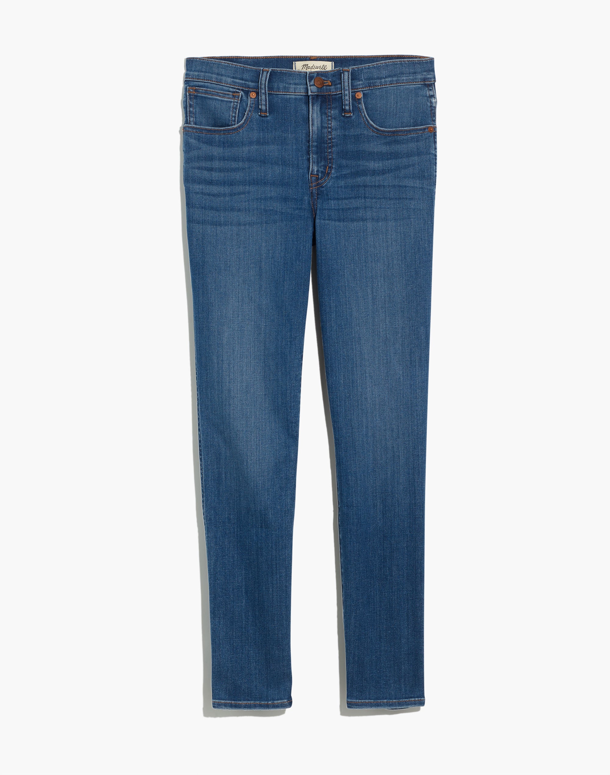 Mid-Rise Stovepipe Jeans in Leman Wash: TENCEL&trade; Denim Edition