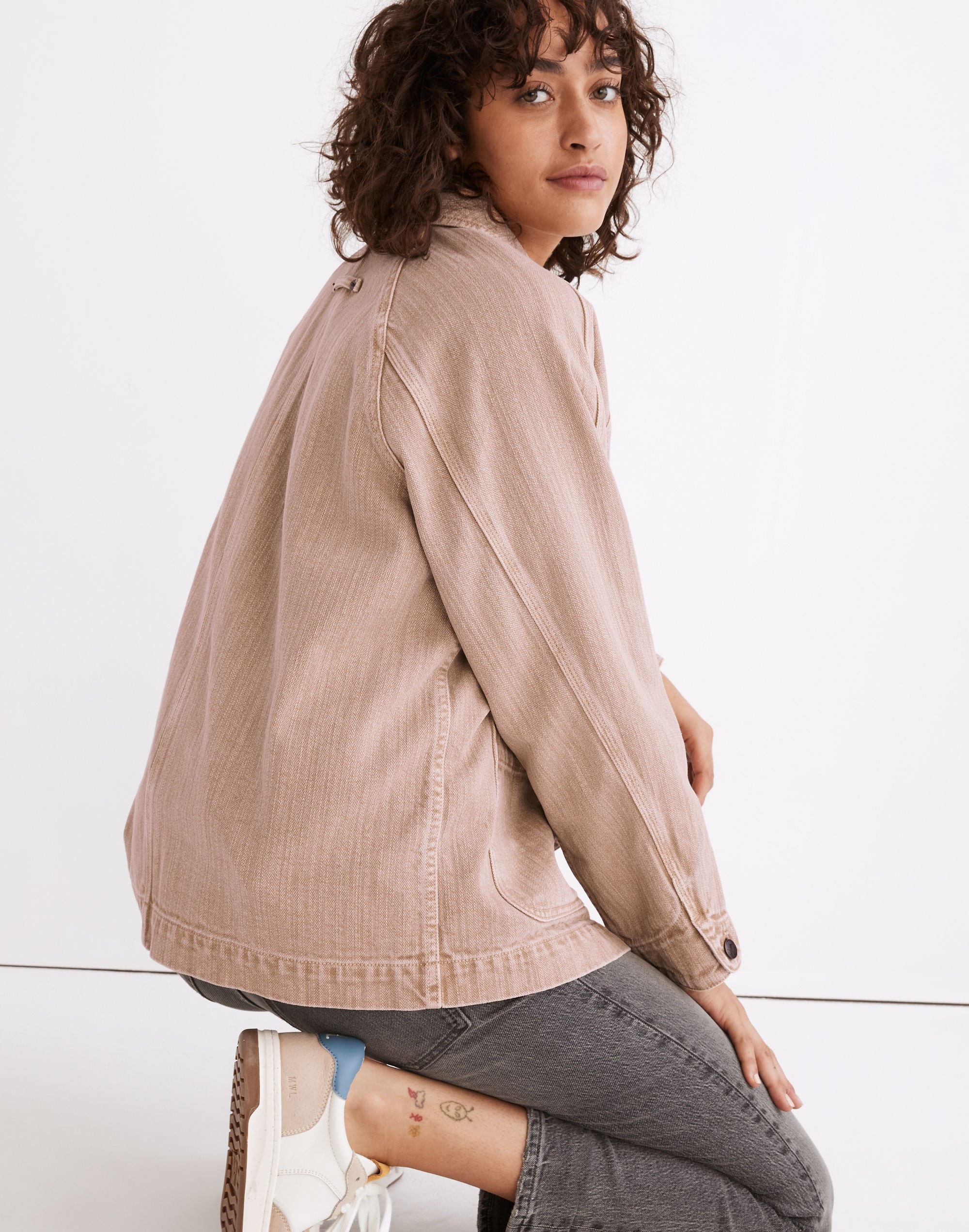 Madewell x Backdrop Studio Hours Oversized Chore Jacket