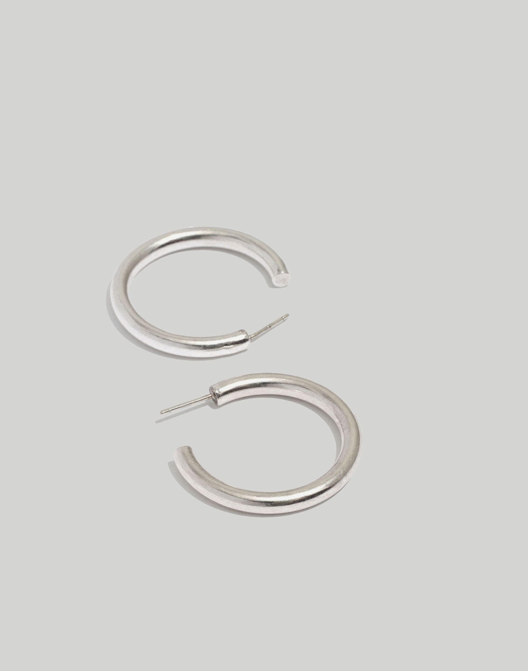 Chunky Medium Hoop Earrings