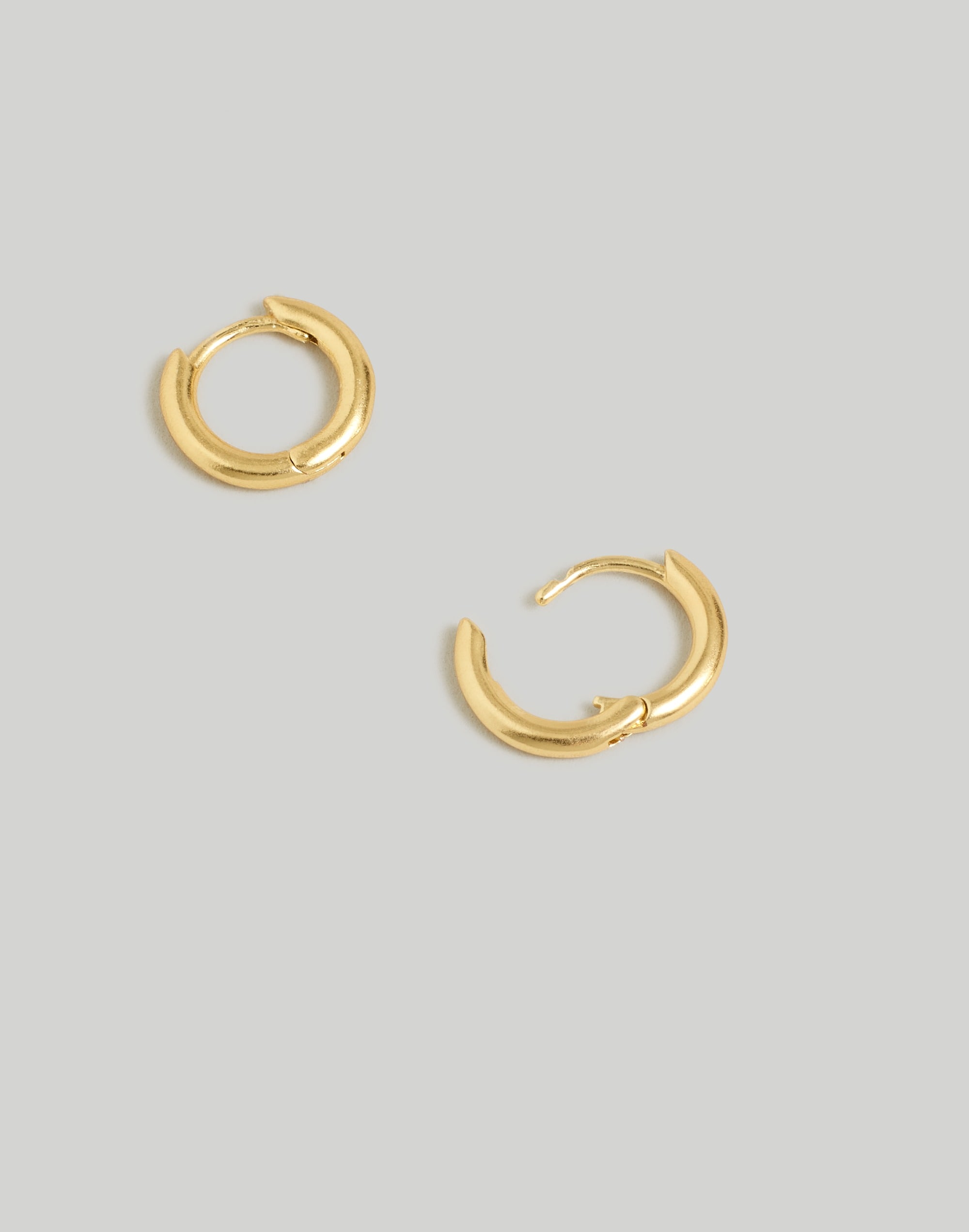 Skinny Huggie Hoop Earrings