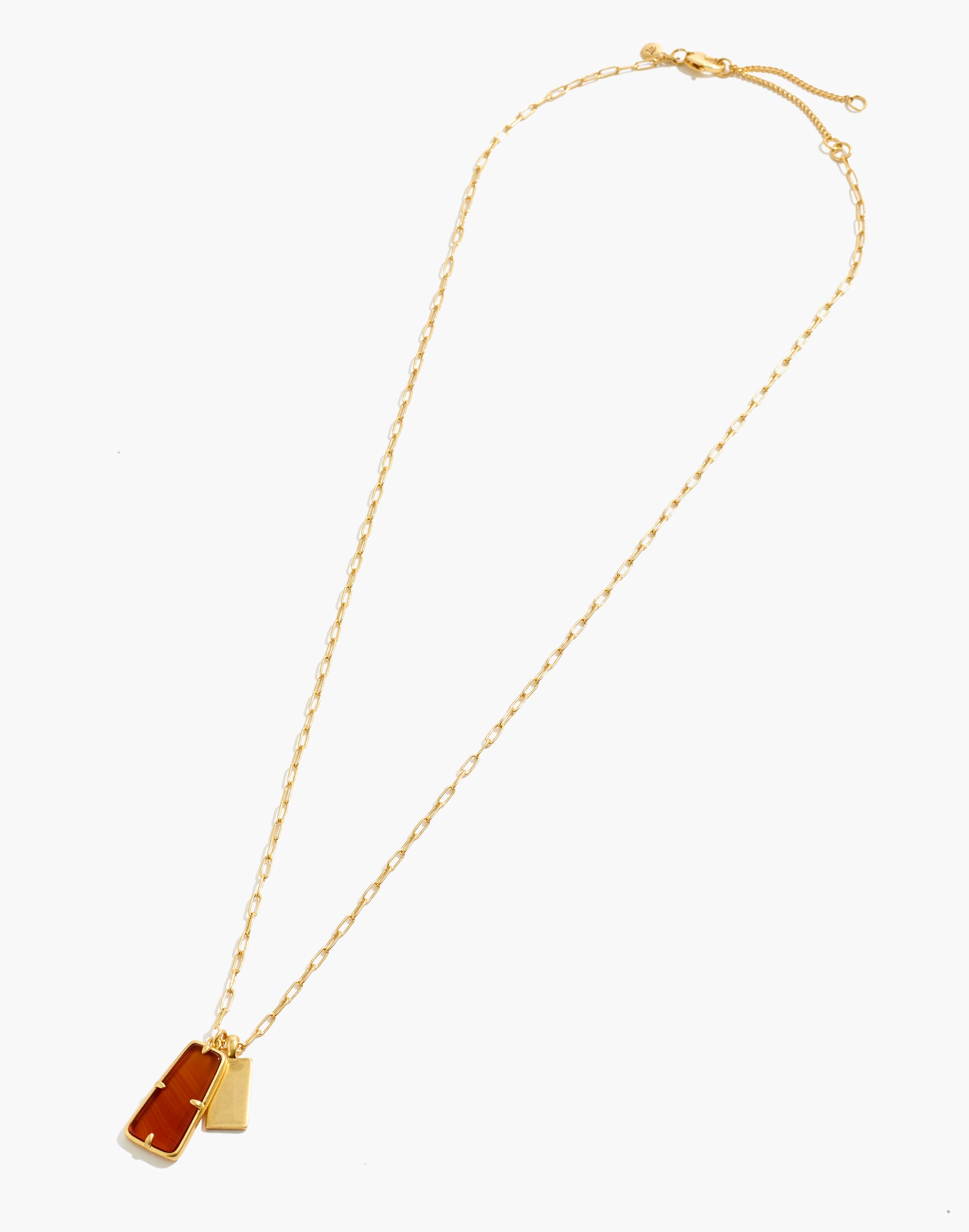 Stone Collection Carnelian Pendant Necklace