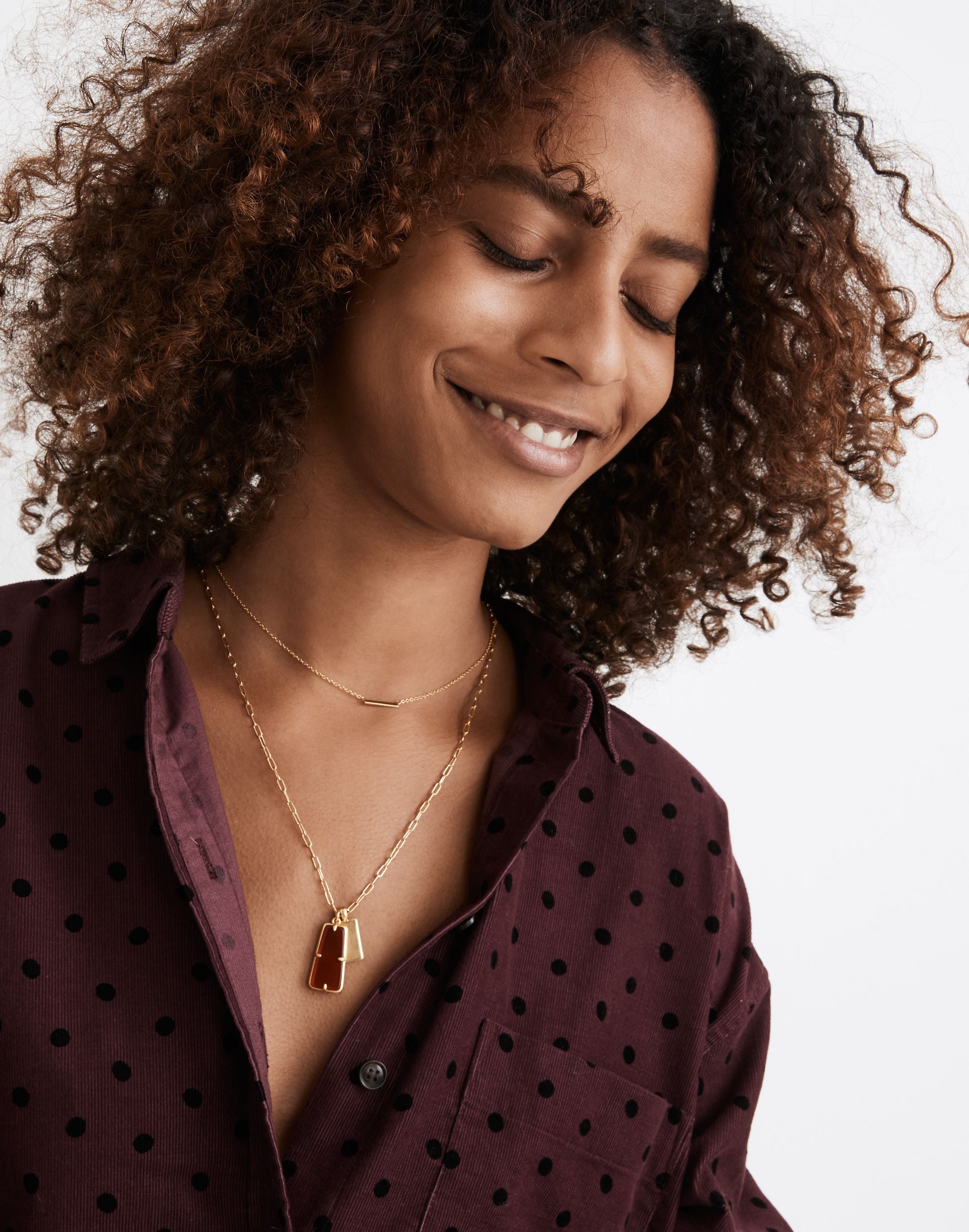 Stone Collection Carnelian Pendant Necklace