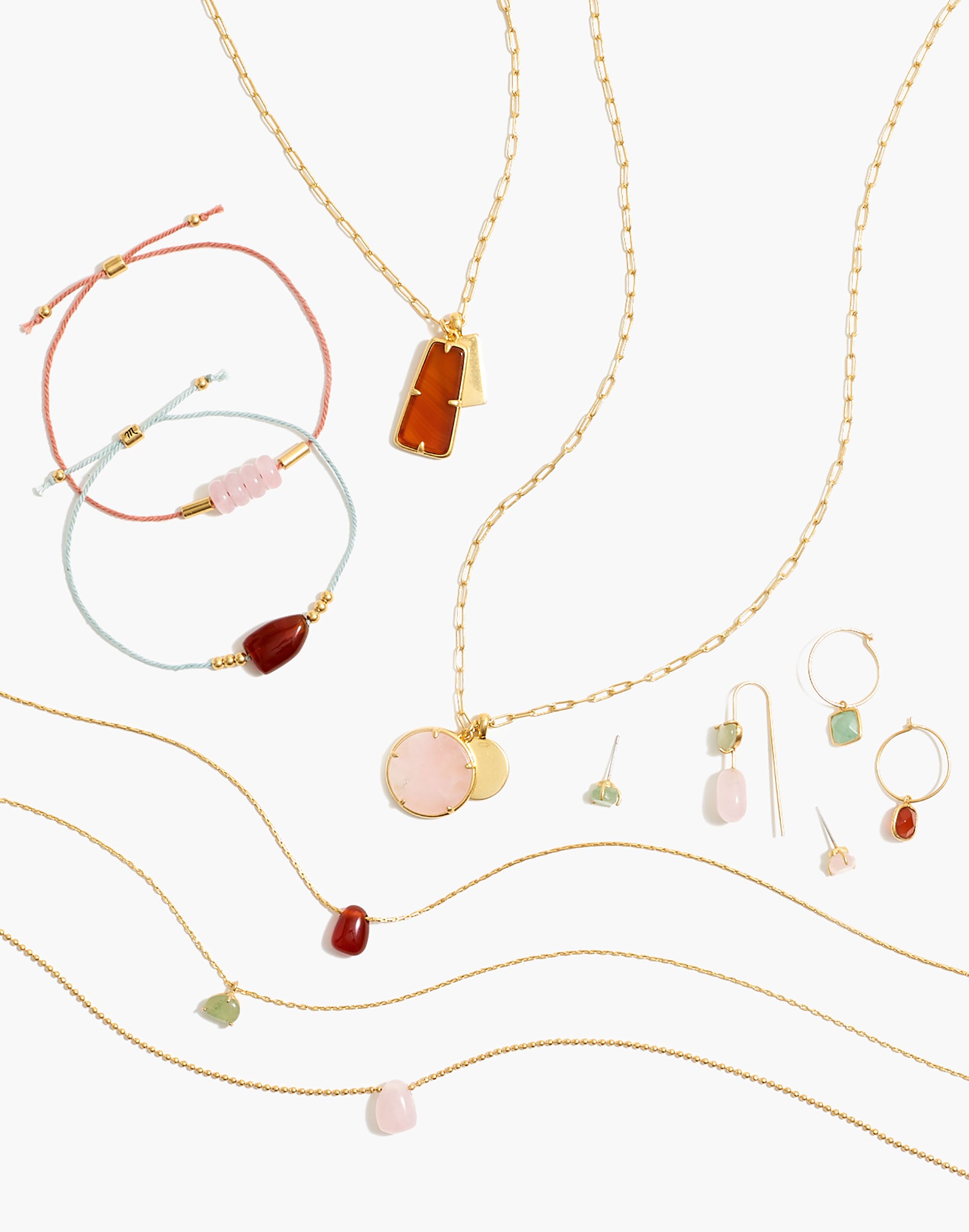 Stone Collection Carnelian Pendant Necklace