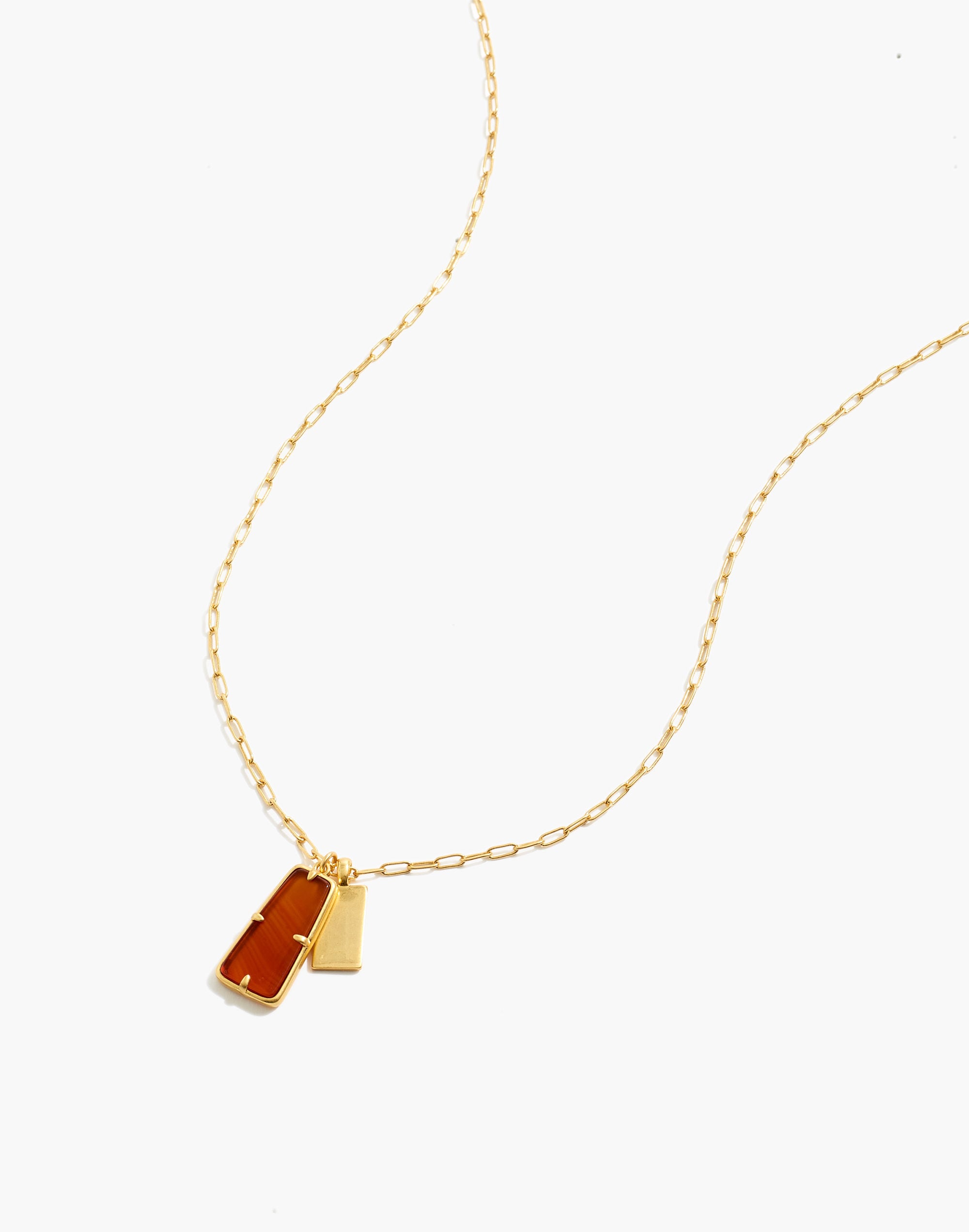 Stone Collection Carnelian Pendant Necklace