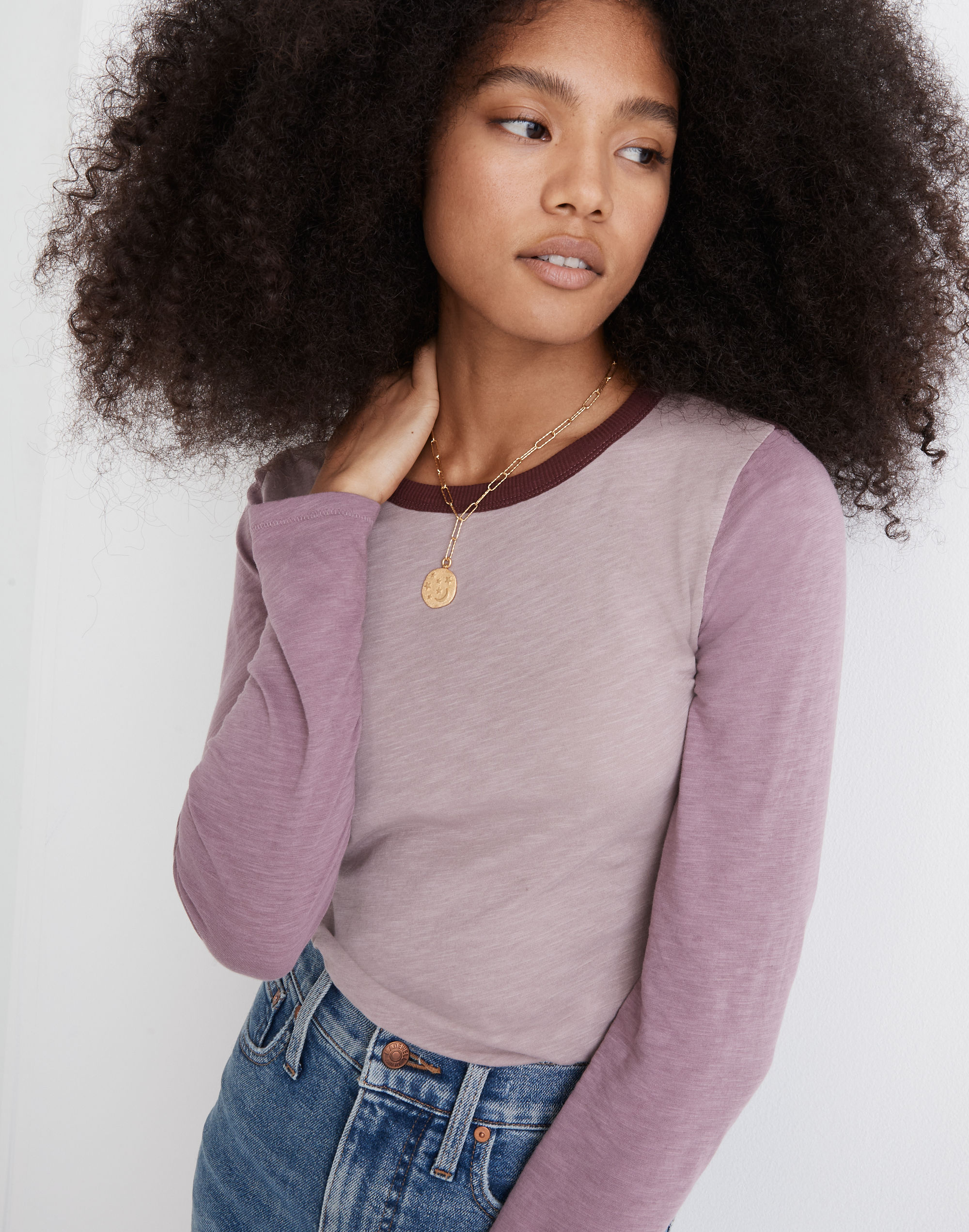 Shimmer Disc Pendant Necklace