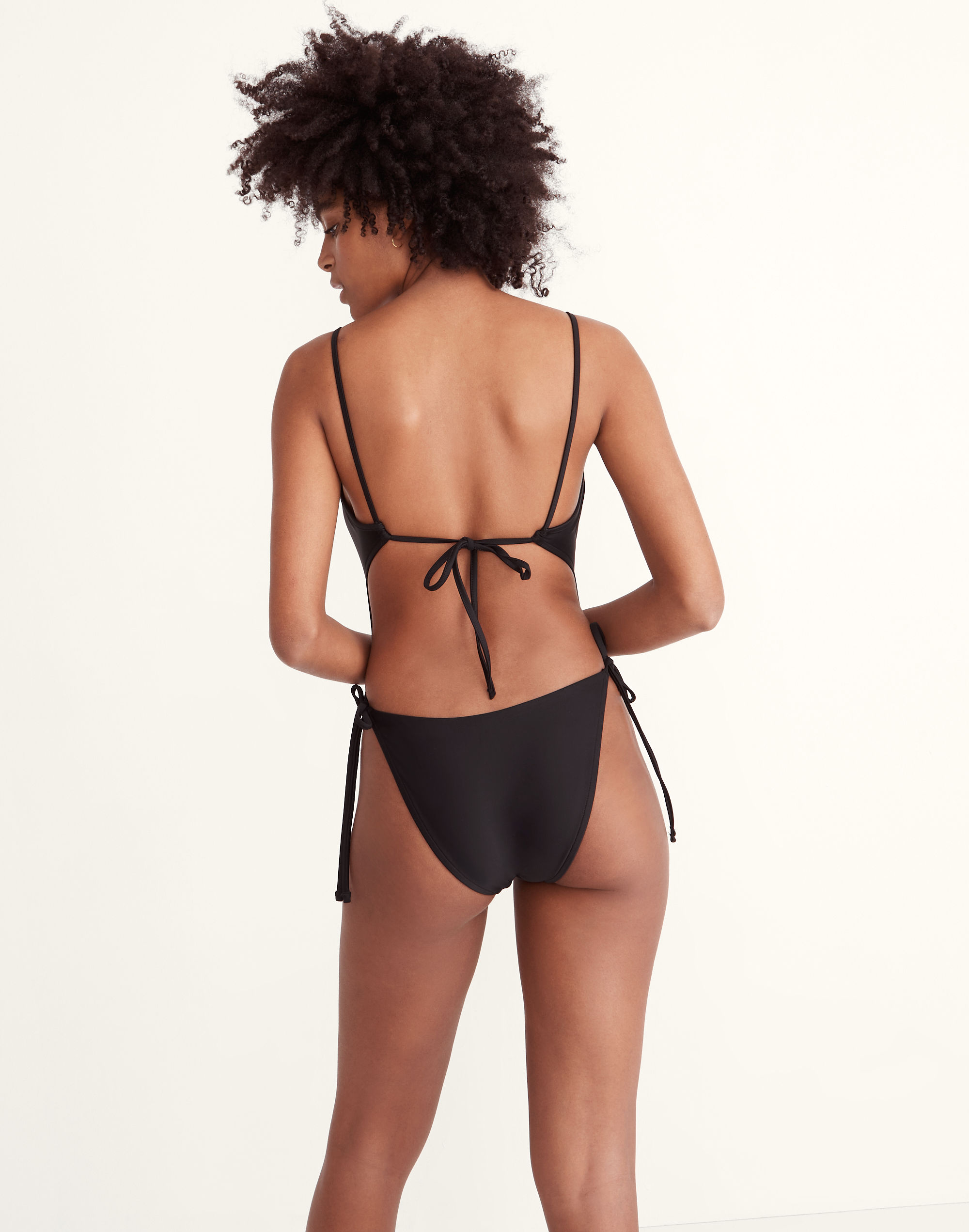 Madewell Second Wave Side-Tie One-Piece Swimsuit
