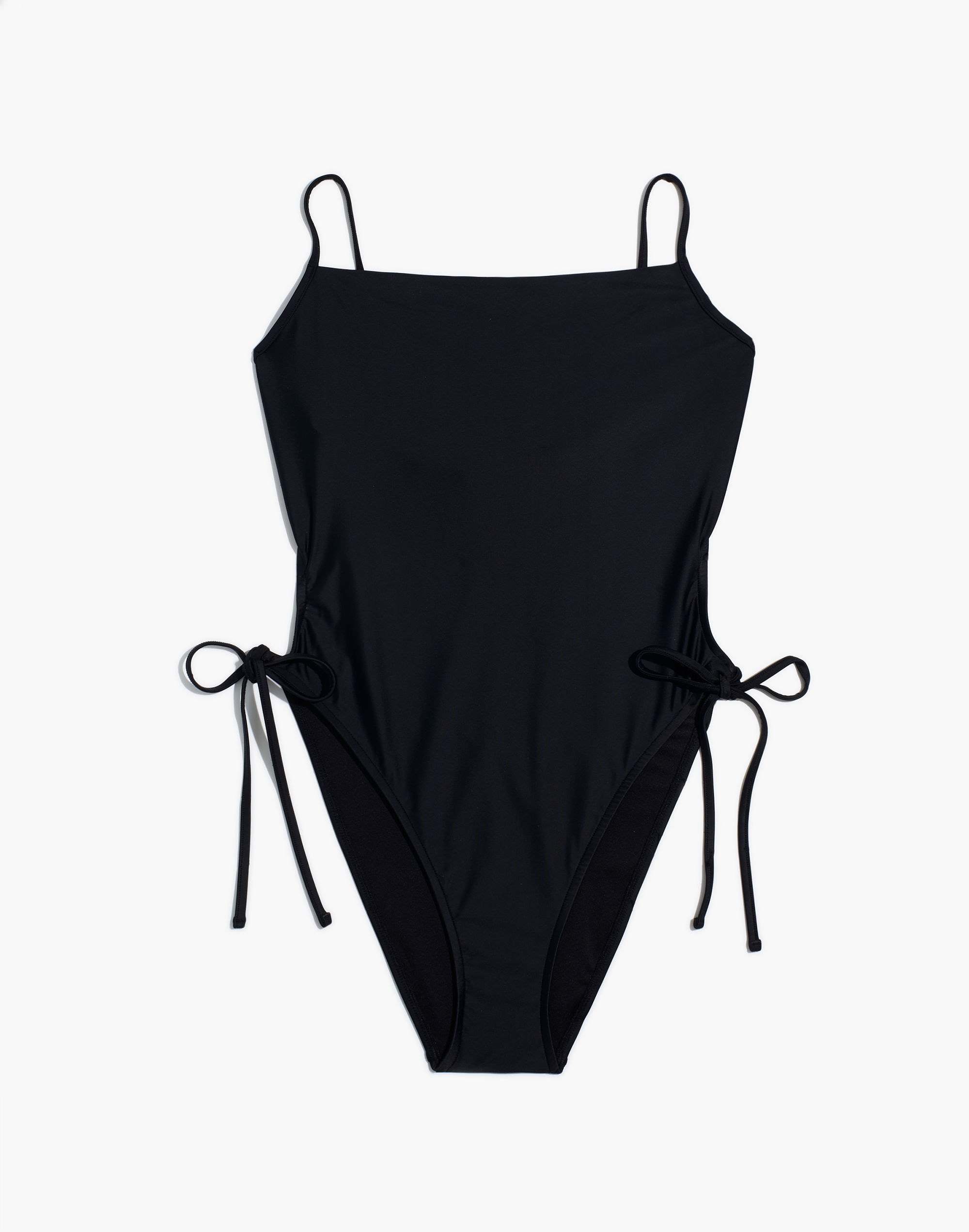 Madewell Second Wave Side-Tie One-Piece Swimsuit