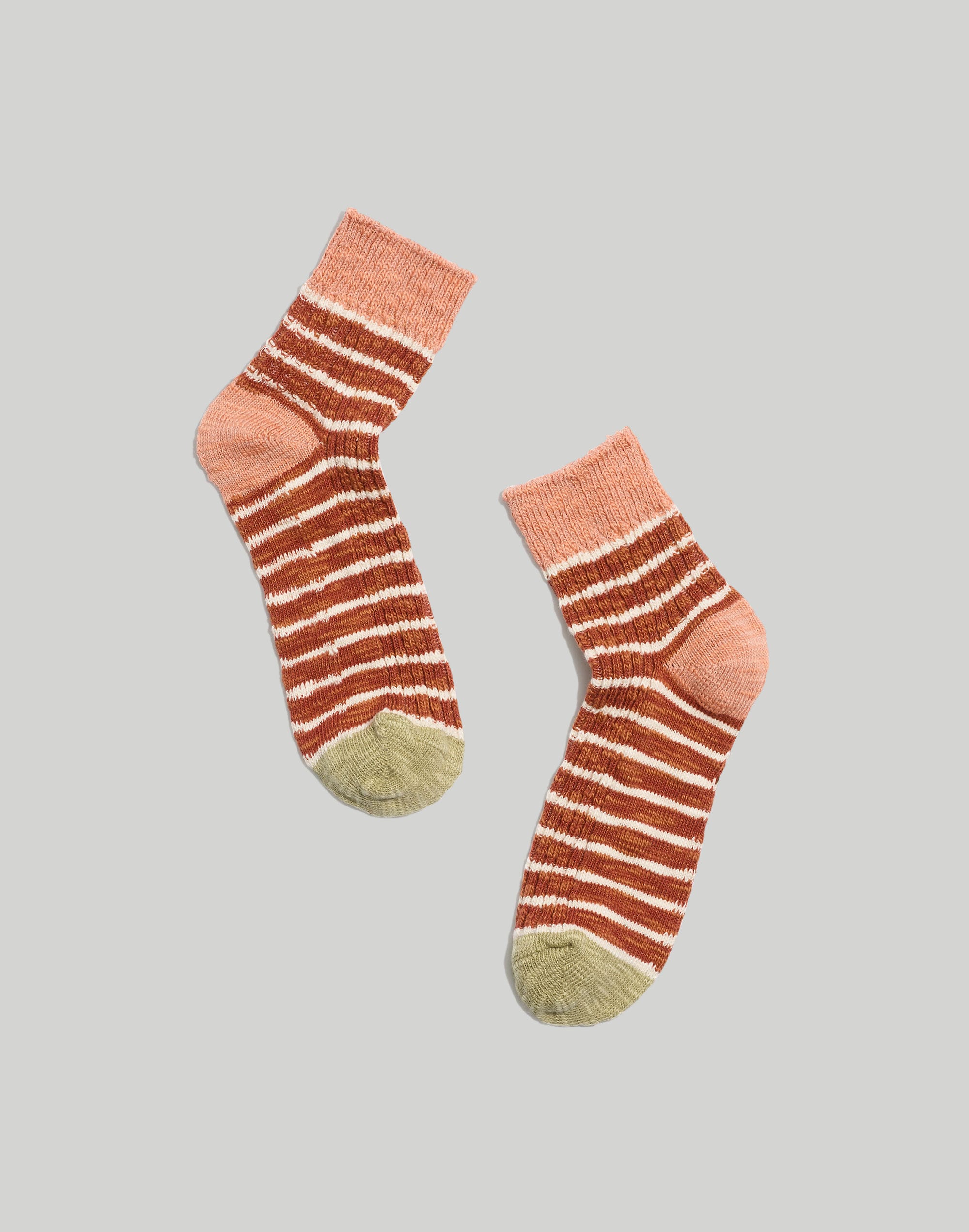 Striped Camp Ankle Socks