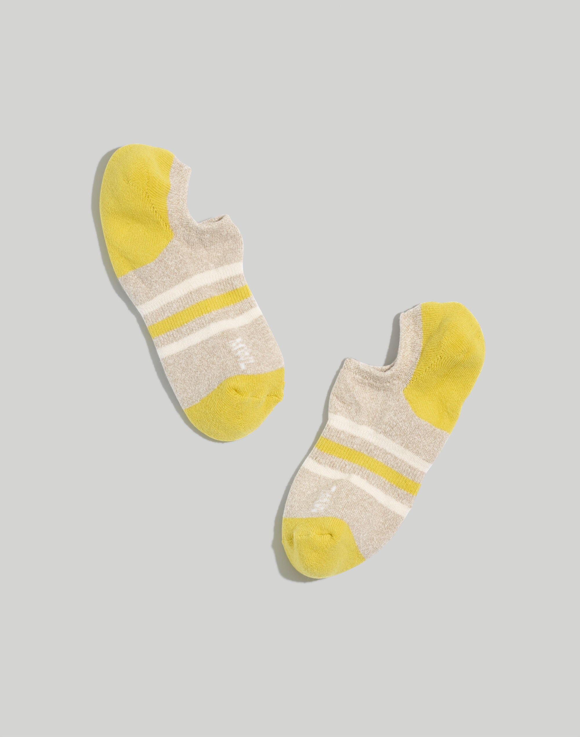 MWL Cloudlift Low Profile Sneaker Socks: Athletic-Stripe Edition