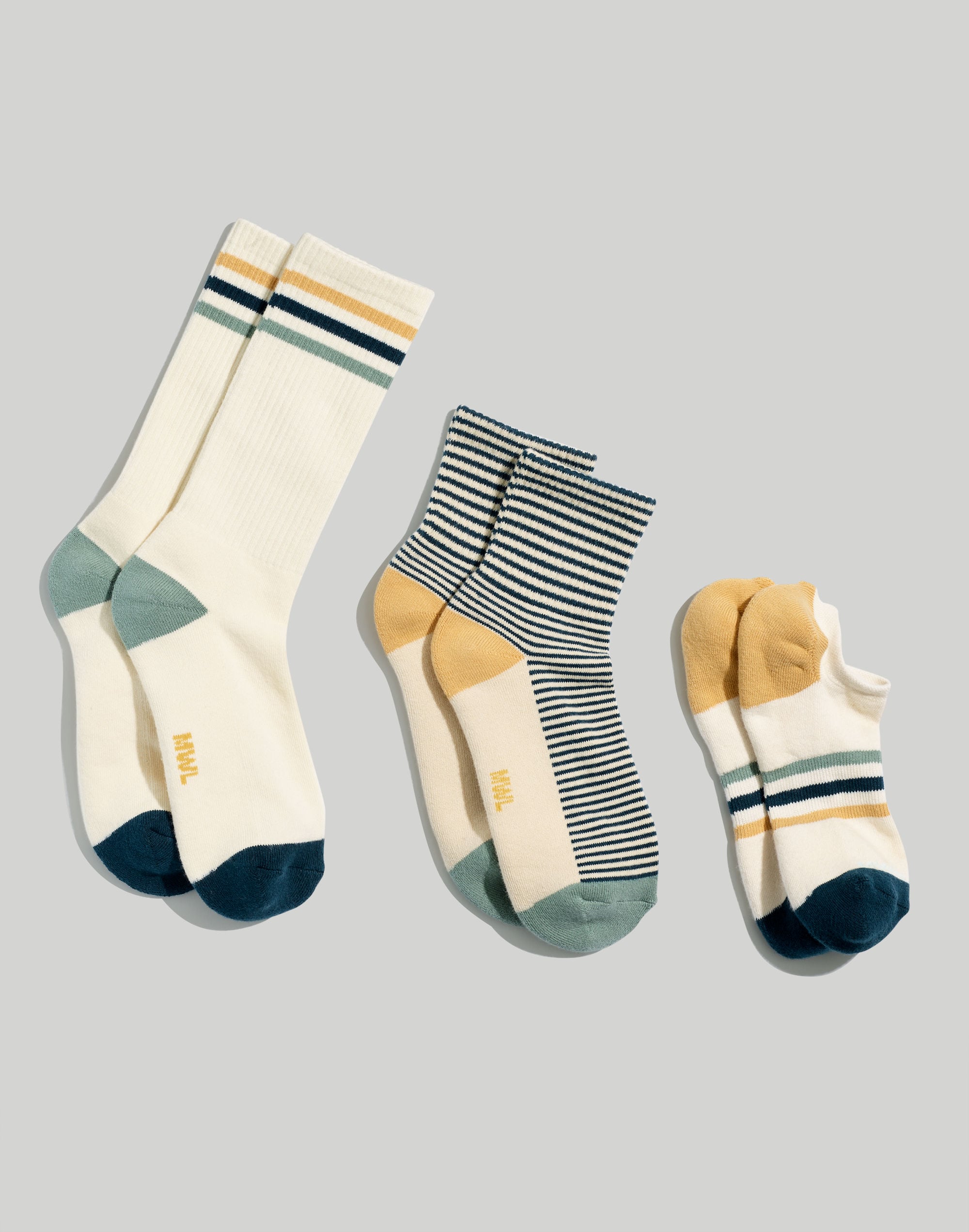 Three-Pack MWL Cloudlift Sneaker Sock Sampler