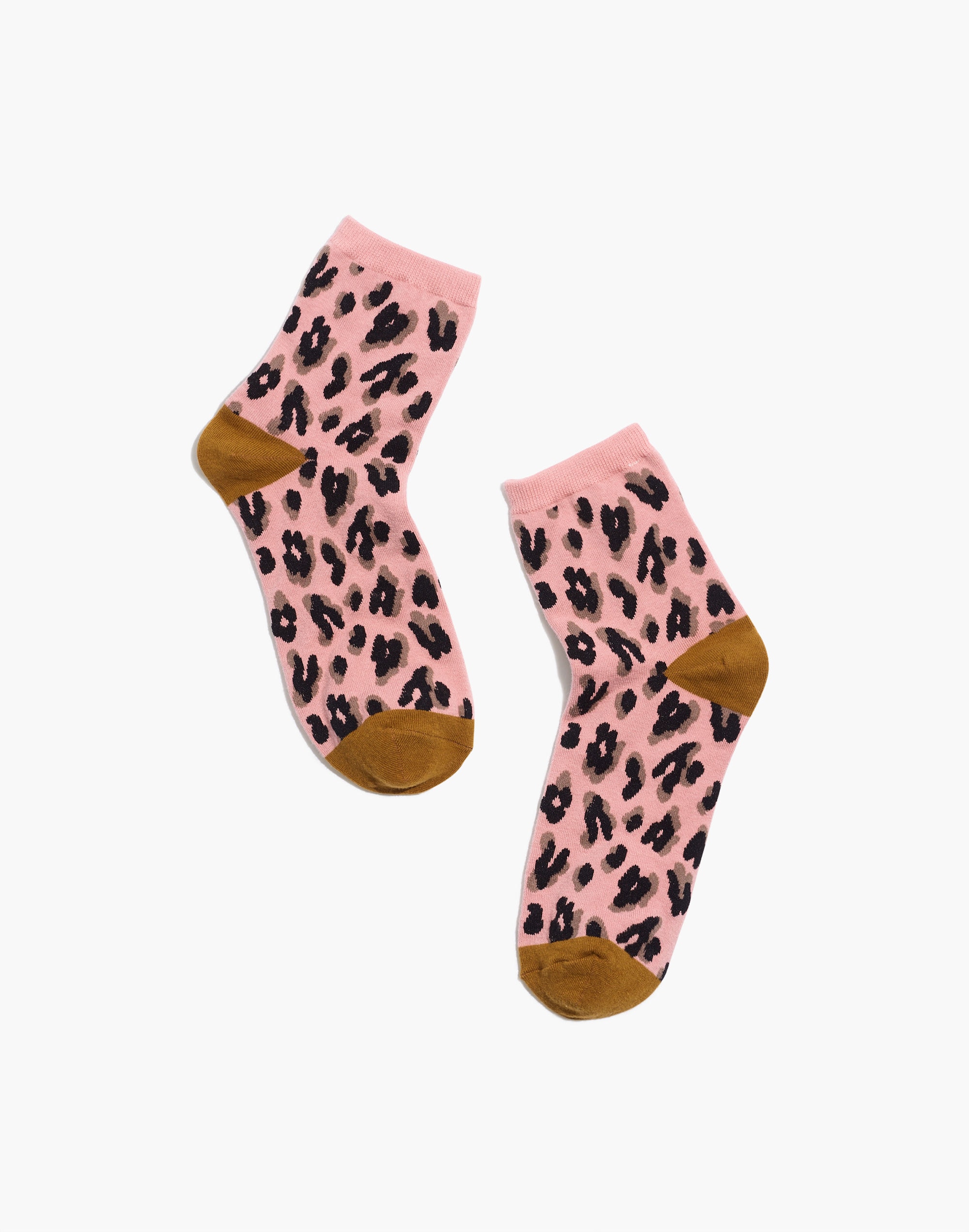 Painted Leopard Ankle Socks