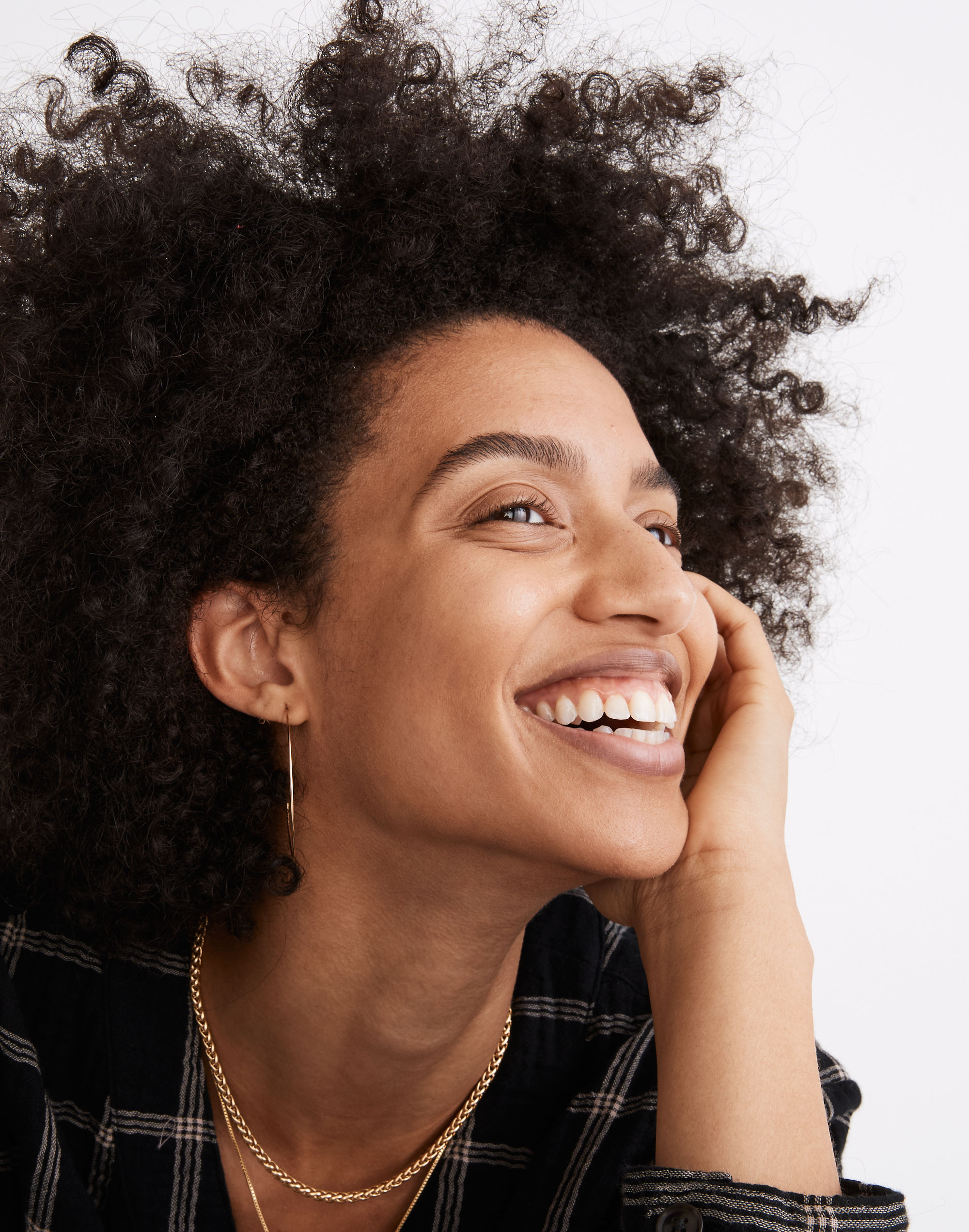 Demi-Fine Large Hoop Earrings