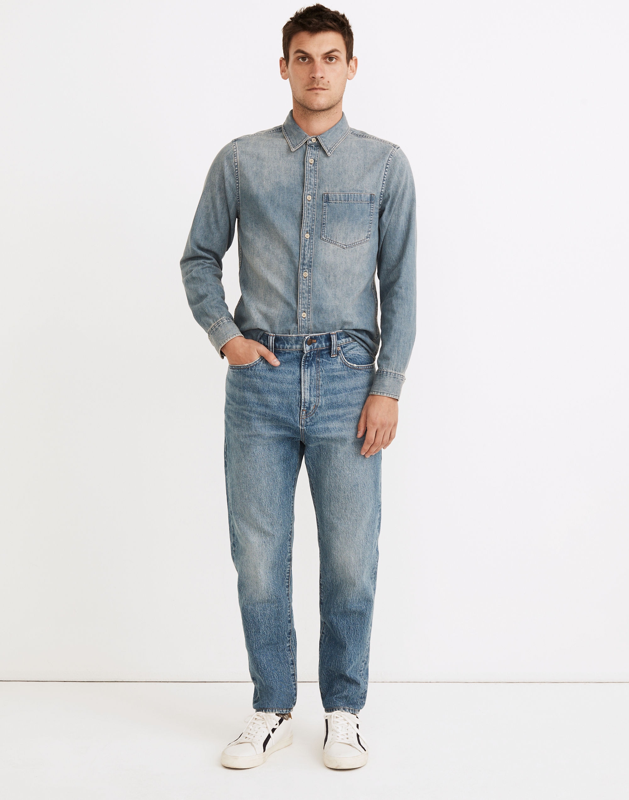 Vintage Taper Jeans in Marcey Wash