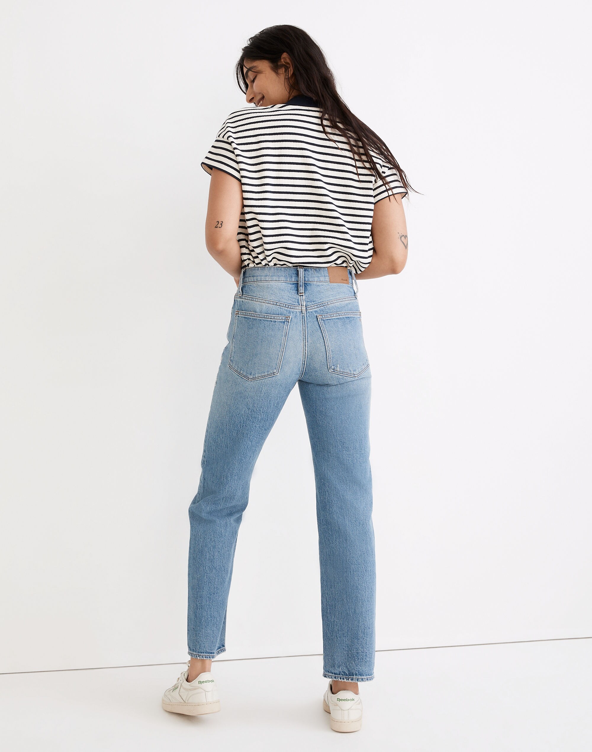 The Mid-Rise Perfect Vintage Straight Jean in Brandford Wash