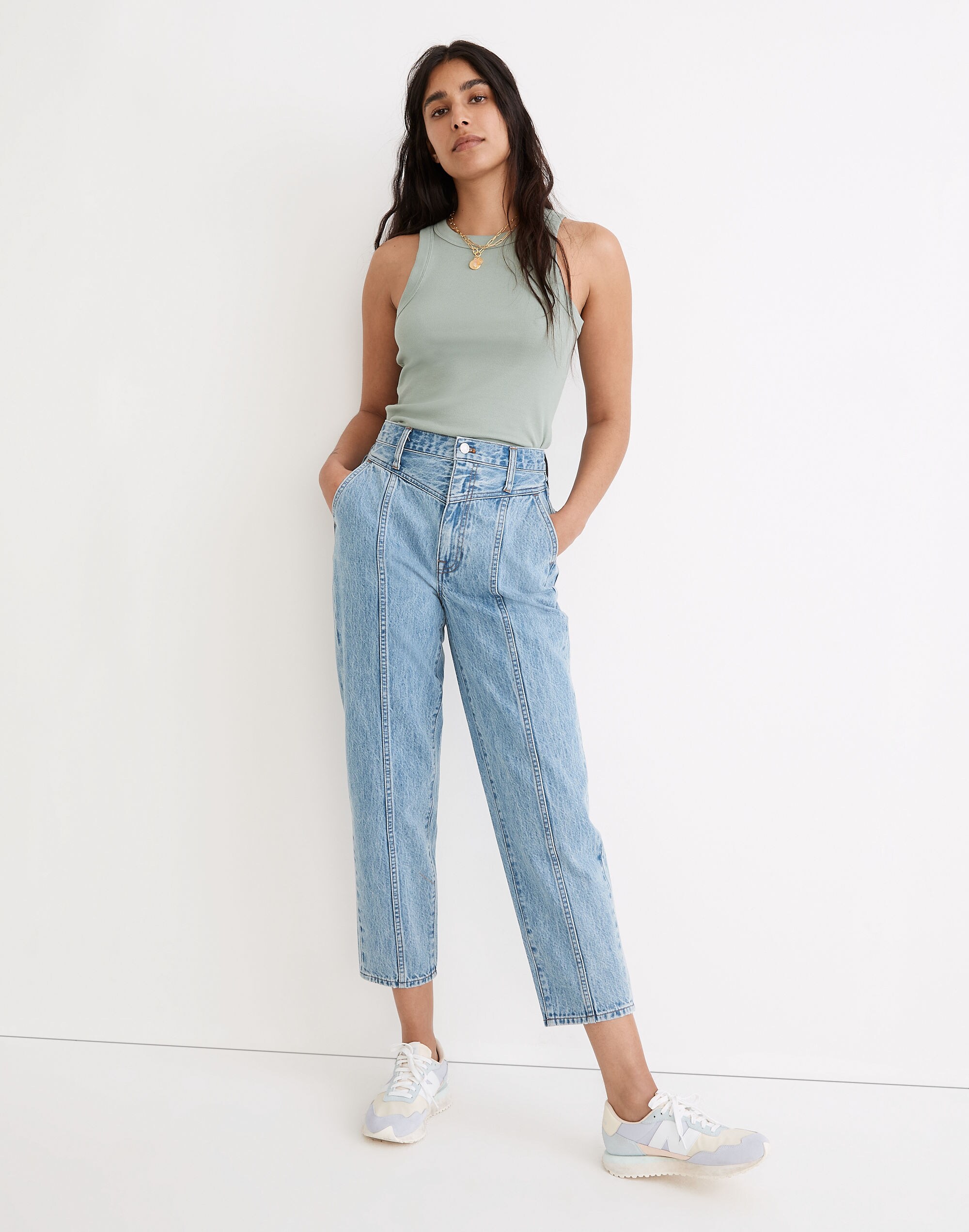 Balloon Jeans in Verner Wash: Seamed Edition