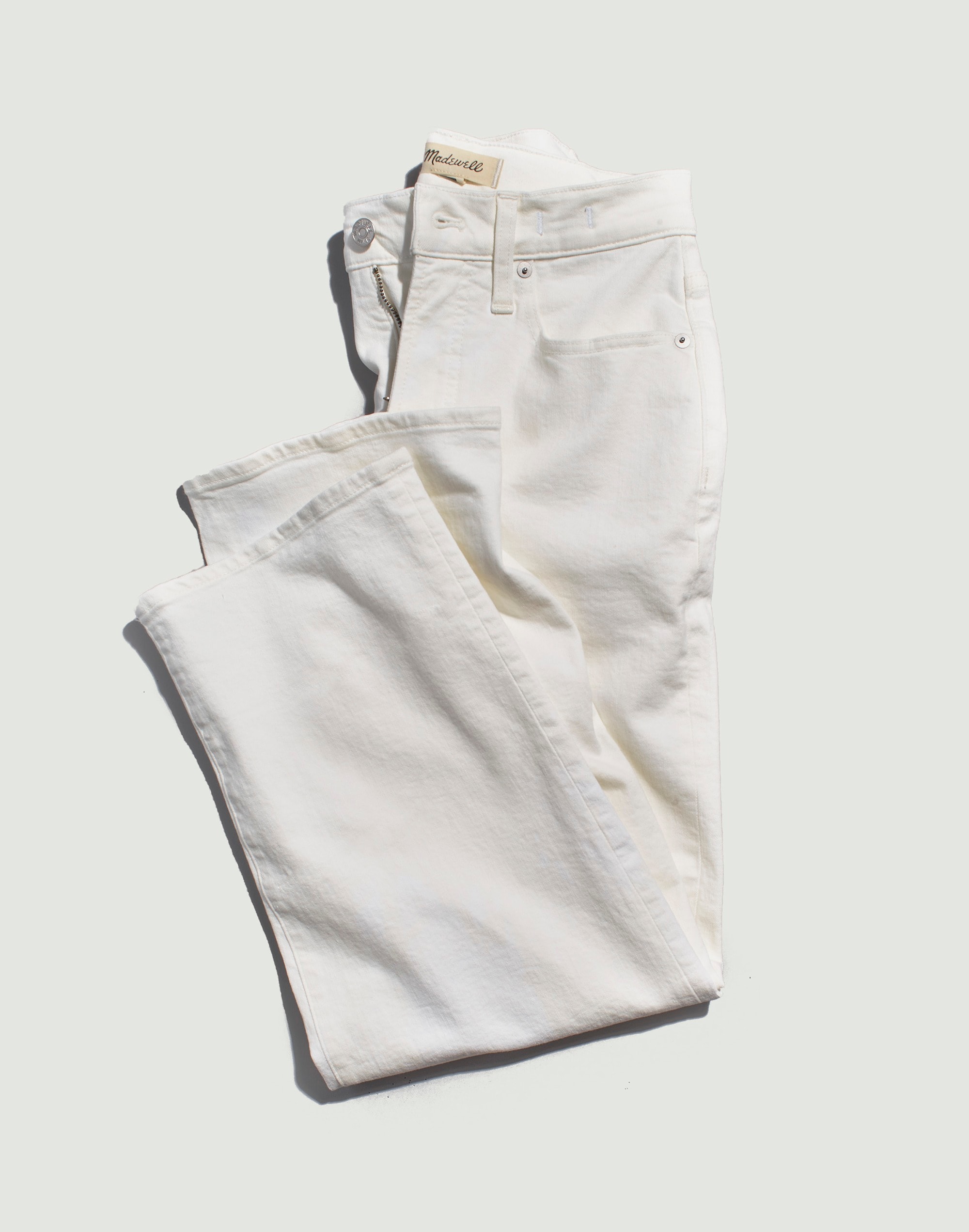 The Perfect Vintage Wide-Leg Crop Jean in Tile White Alternate Image 5