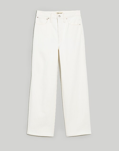 The Perfect Vintage Wide-Leg Crop Jean in Tile White