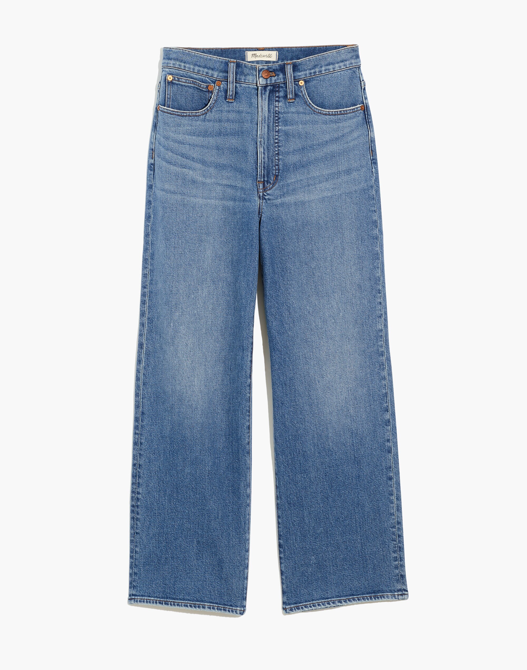 The Perfect Vintage Wide-Leg Crop Jean in Montclare Wash: TENCEL&trade; Denim Edition