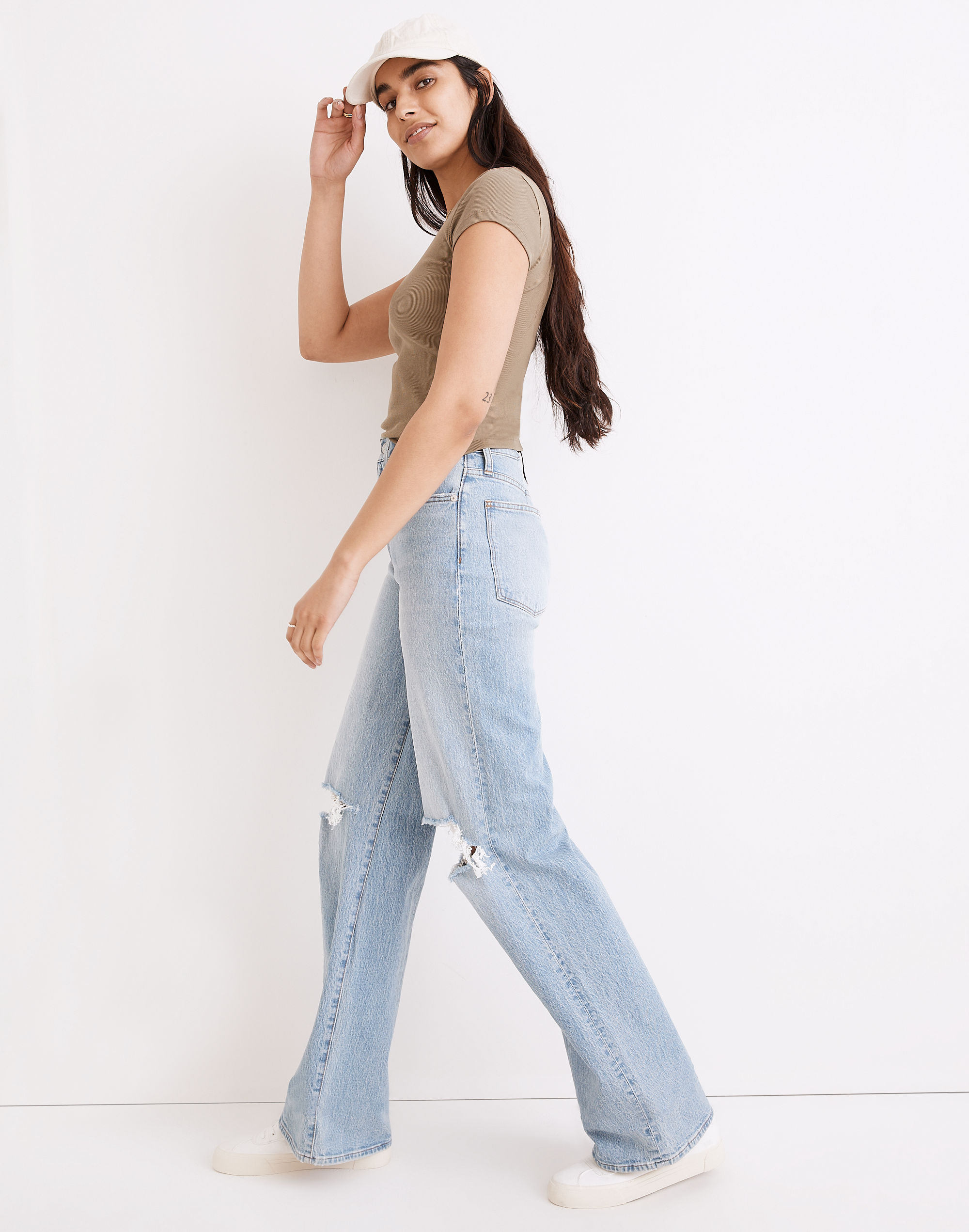 Superwide-Leg Jeans in Blaisdell Wash