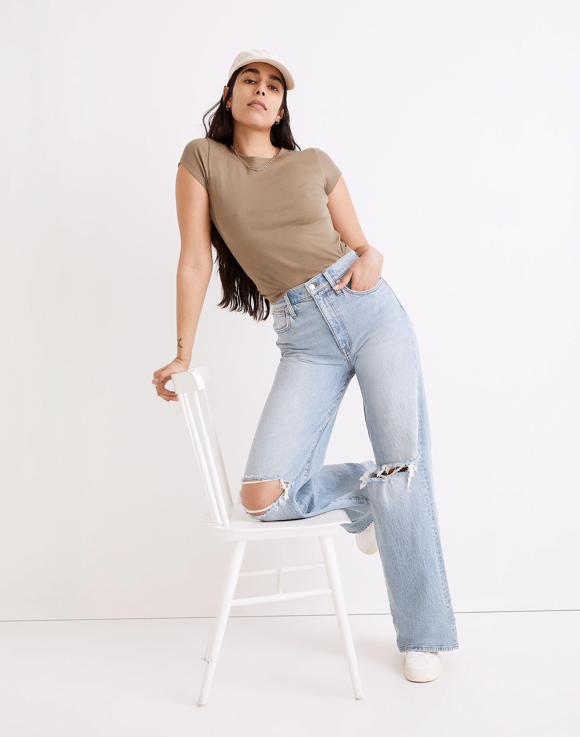 Tall Superwide-Leg Jeans in Blaisdell Wash