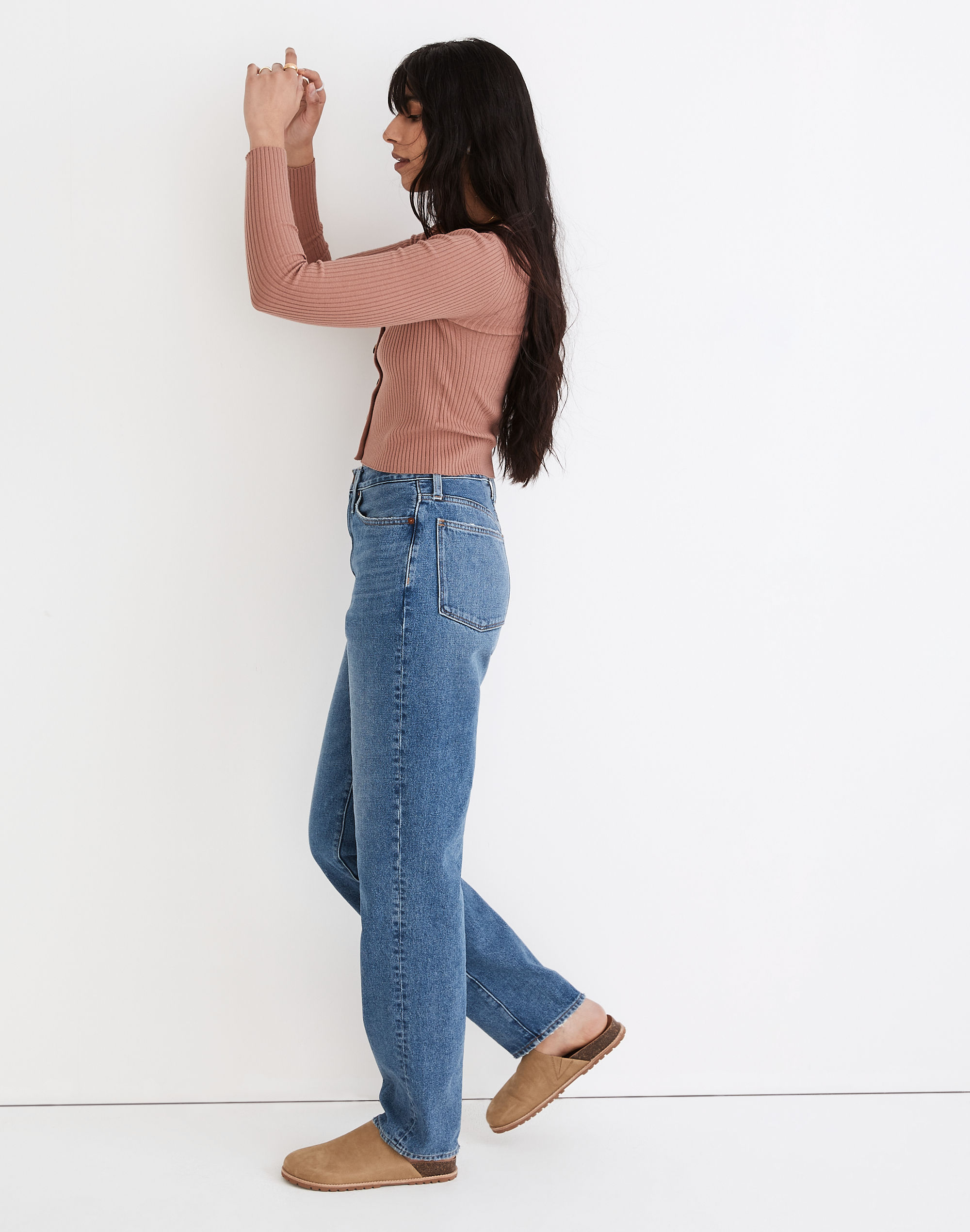 Baggy Straight Jeans in Westmont Wash