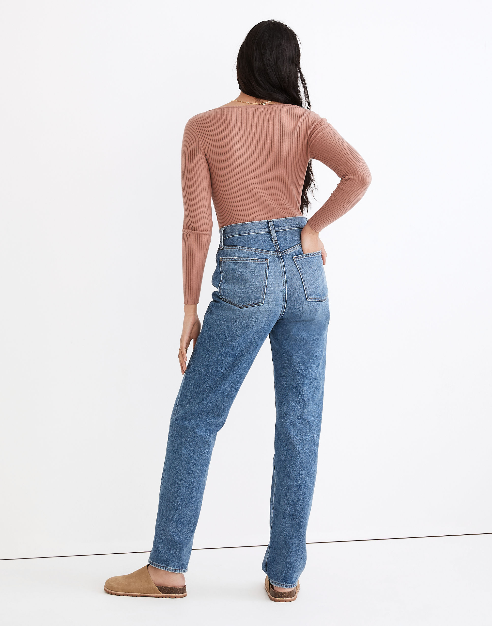 Baggy Straight Jeans in Westmont Wash