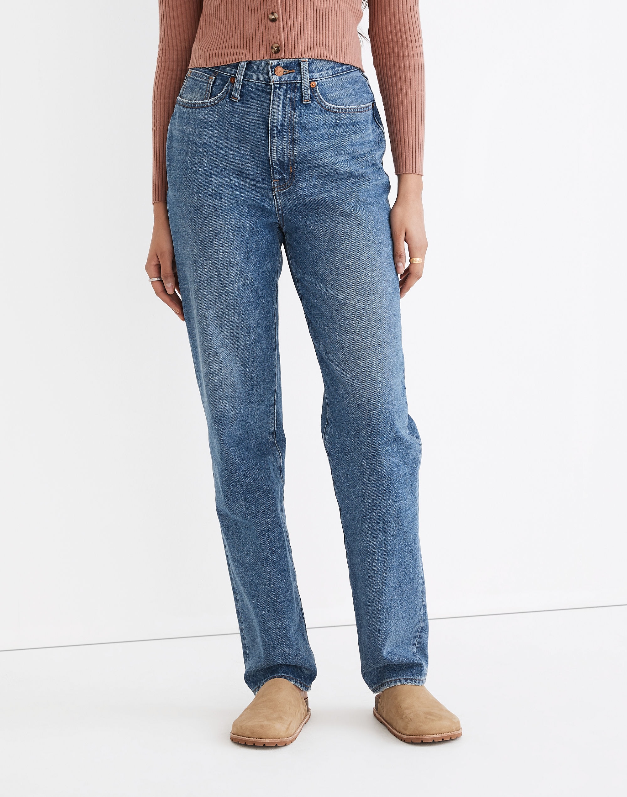 Baggy Straight Jeans in Westmont Wash