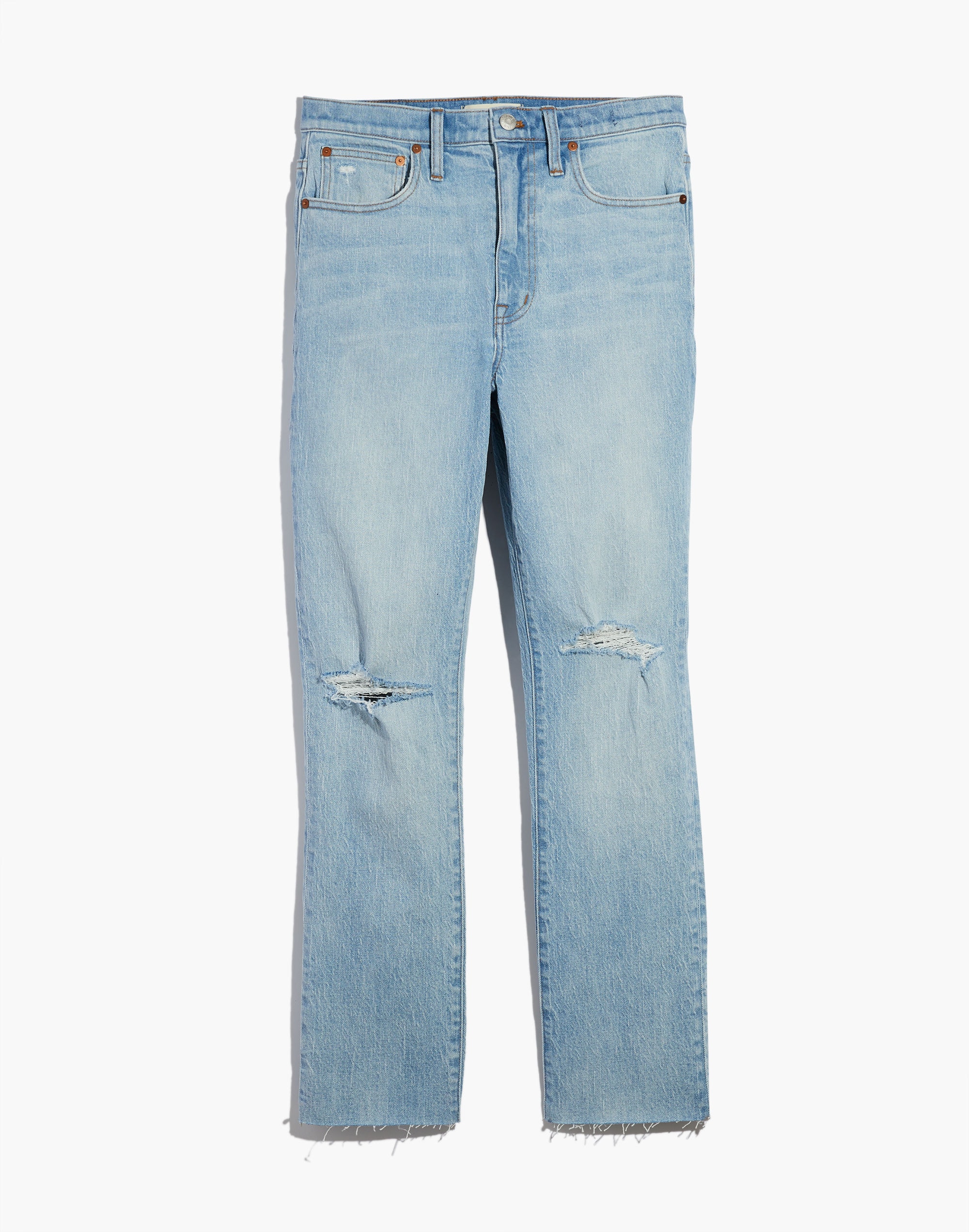 The Tall High-Rise Slim Boyjean in Prentice Wash: Ripped Edition