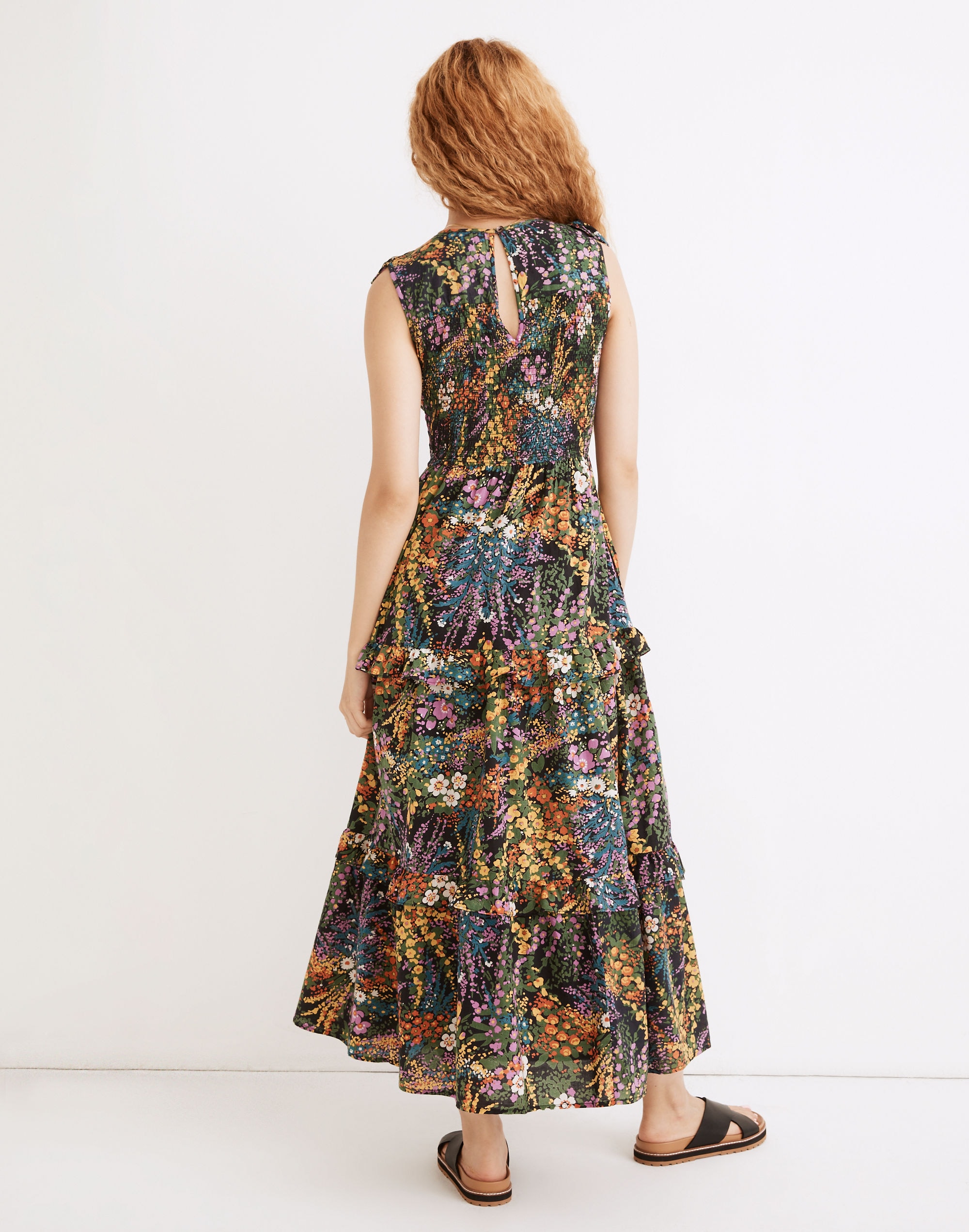 Banjanan Iris Smocked Midi Dress