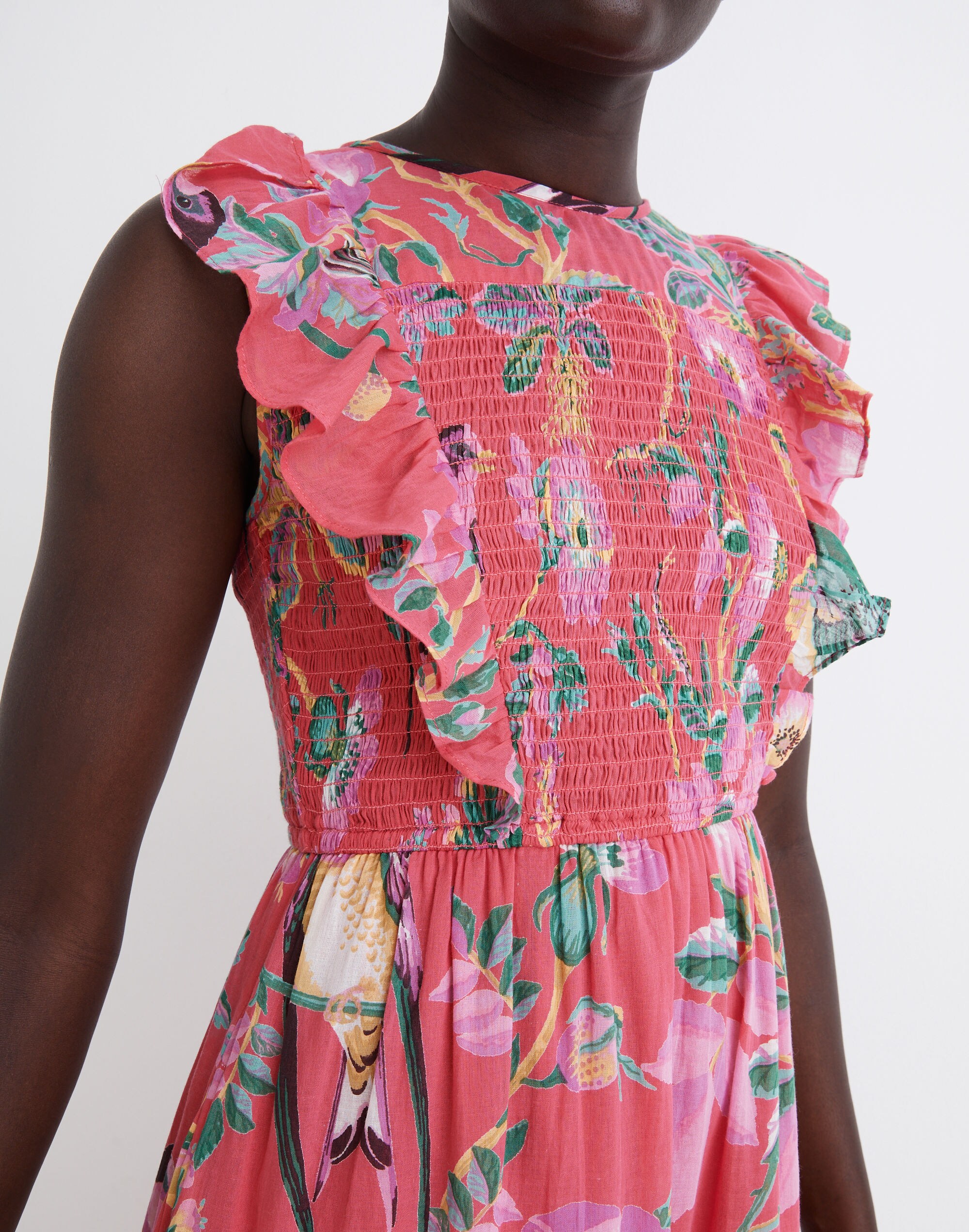 Banjanan Iris Smocked Midi Dress