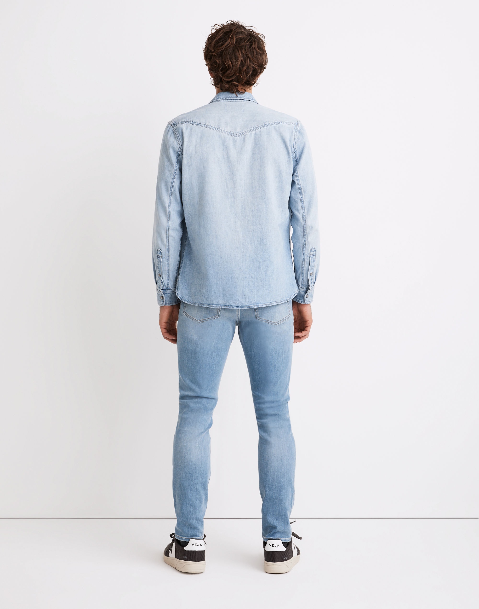 Athletic Slim Jeans in Alhart Wash: COOLMAX® Denim Edition