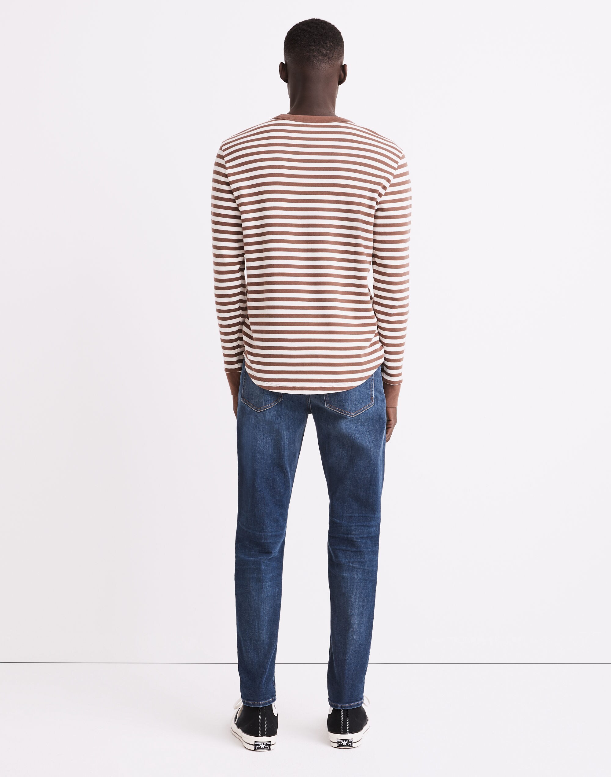 Relaxed Taper Jeans in Leeward Wash: COOLMAX&reg; Denim Edition