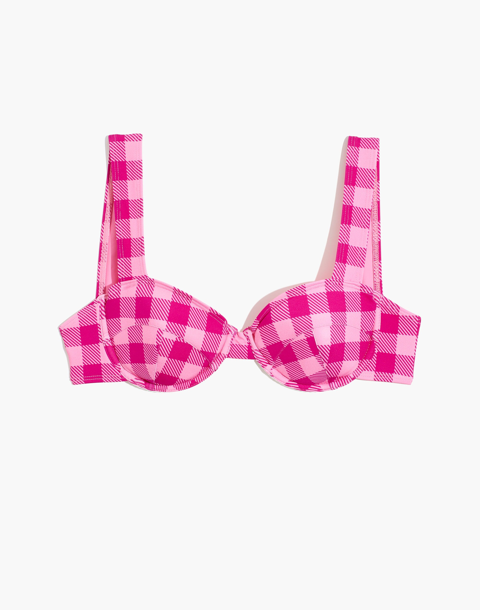 Solid &amp; Striped&reg; Lilo Bikini Top in Gingham Check