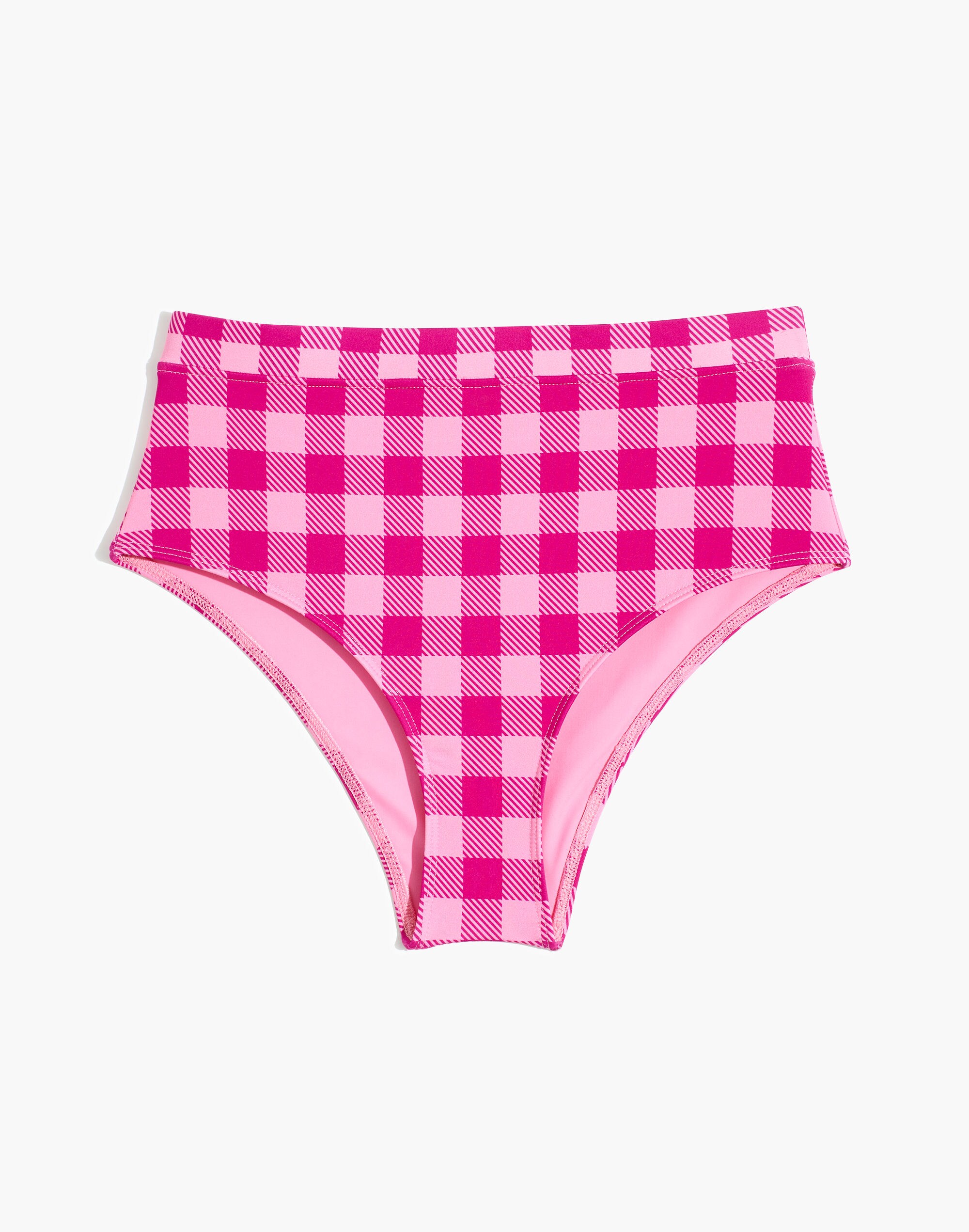 Solid &amp; Striped&reg; Lilo High-Waist Bikini Bottom in Gingham
