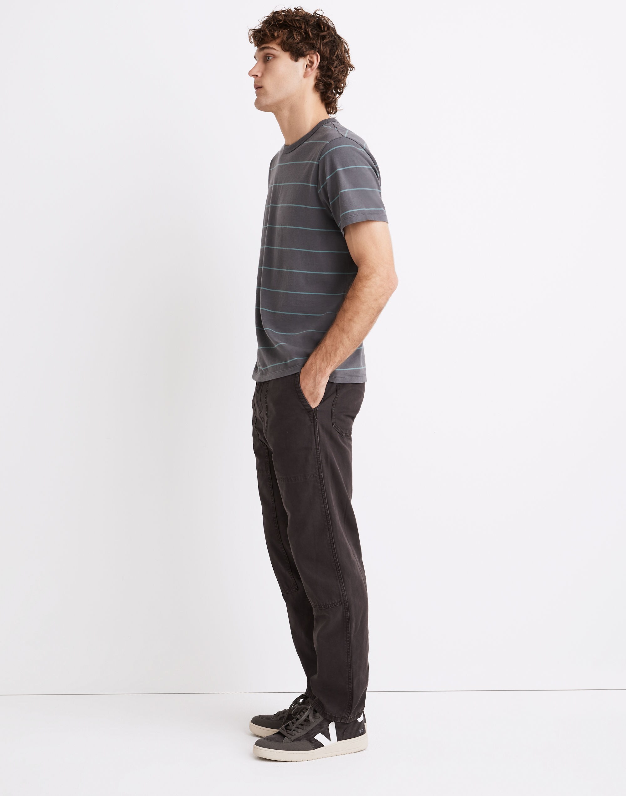 Relaxed Straight Lightweight Workwear Pants