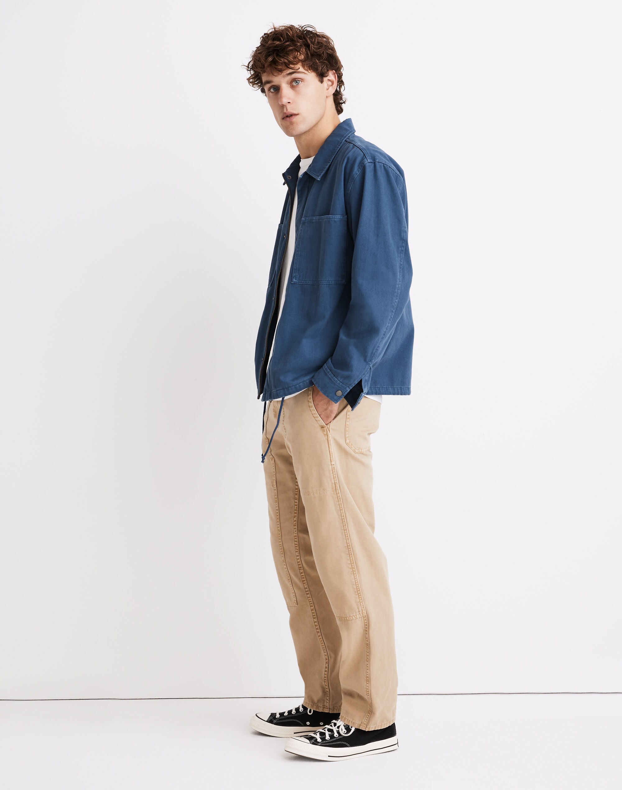 Relaxed Straight Lightweight Workwear Pants