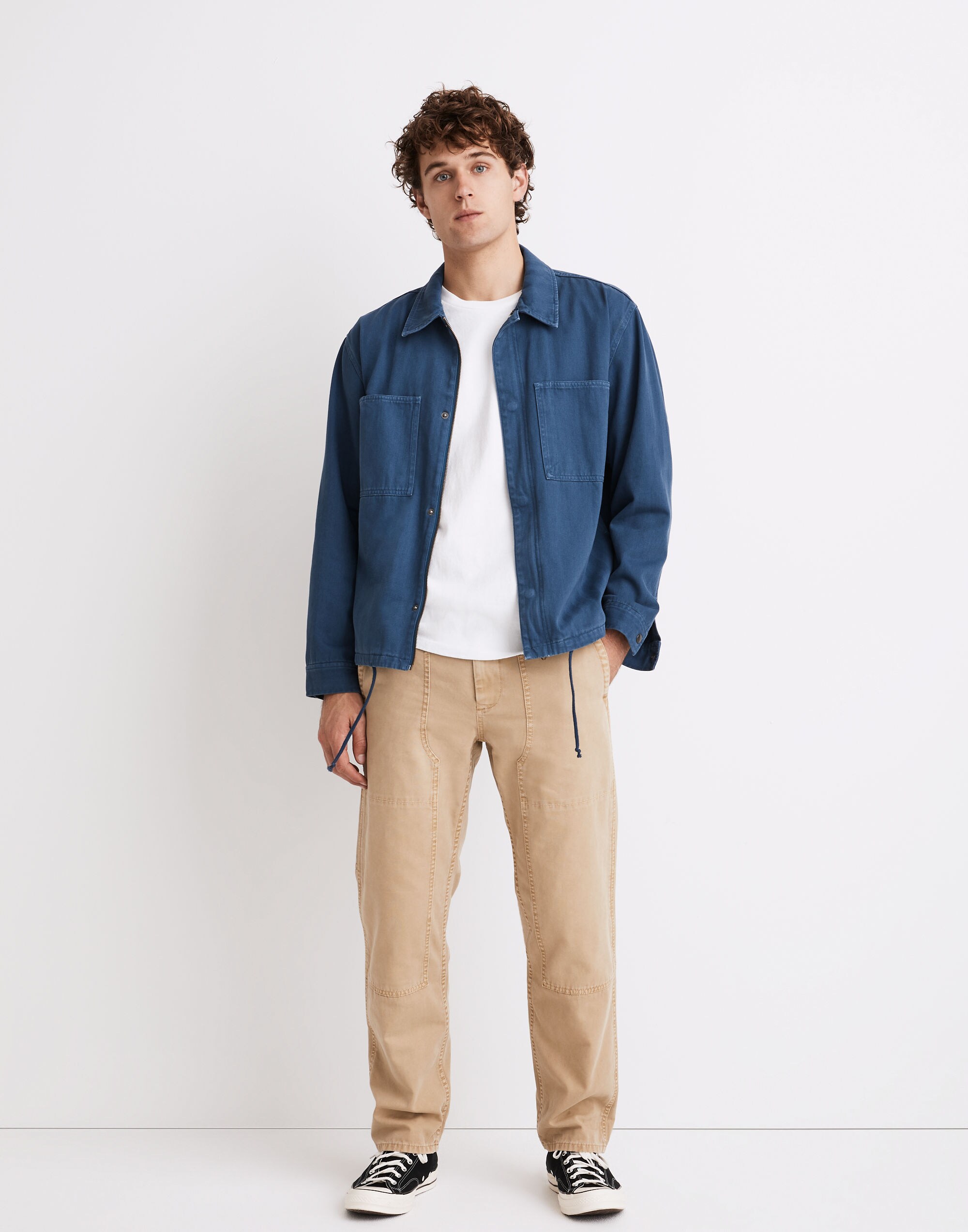 Relaxed Straight Lightweight Workwear Pants