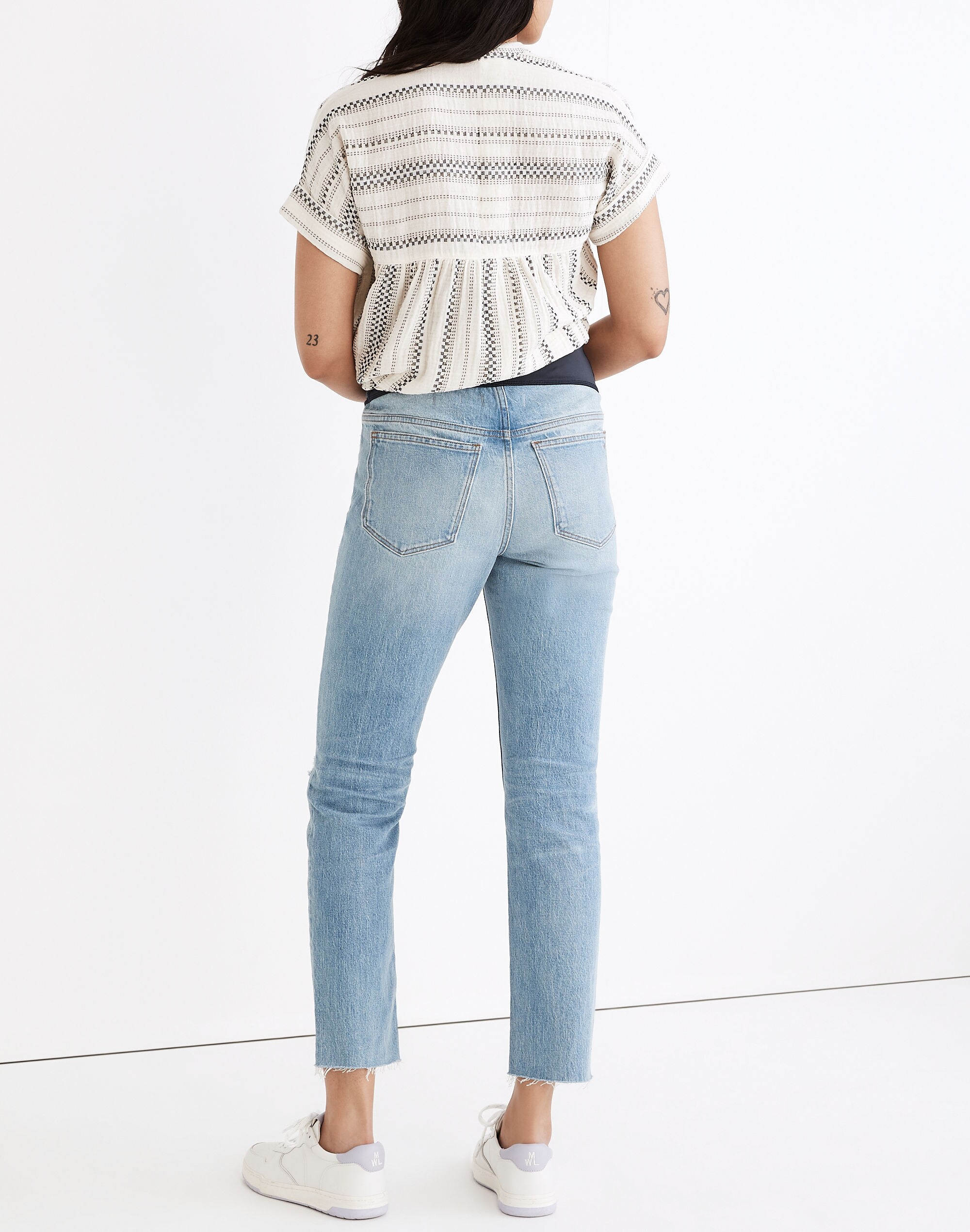 Maternity Over-the-Belly Perfect Vintage Jeans in Coney Wash