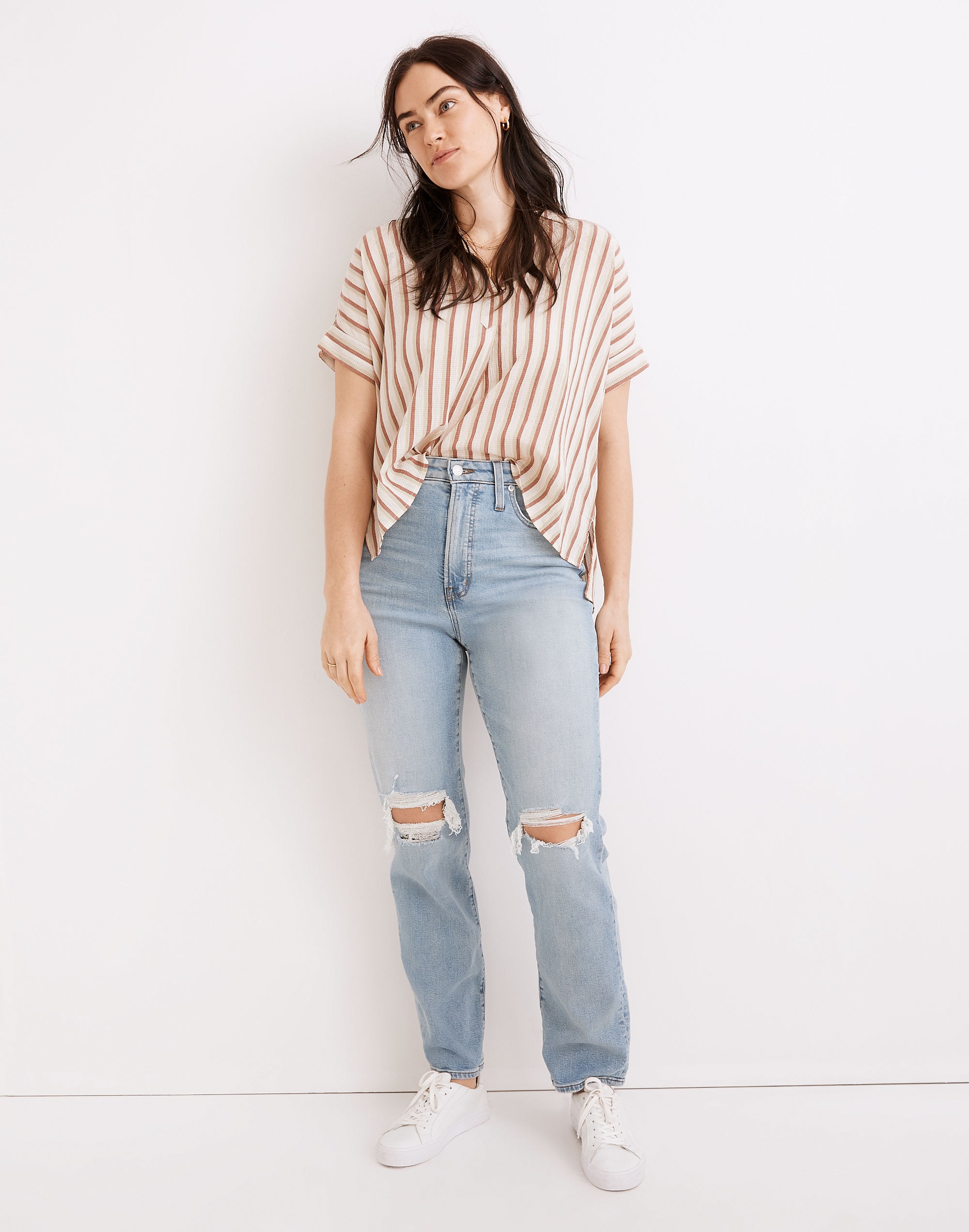 The Curvy Perfect Vintage Jean Danby Wash: Ripped Edition