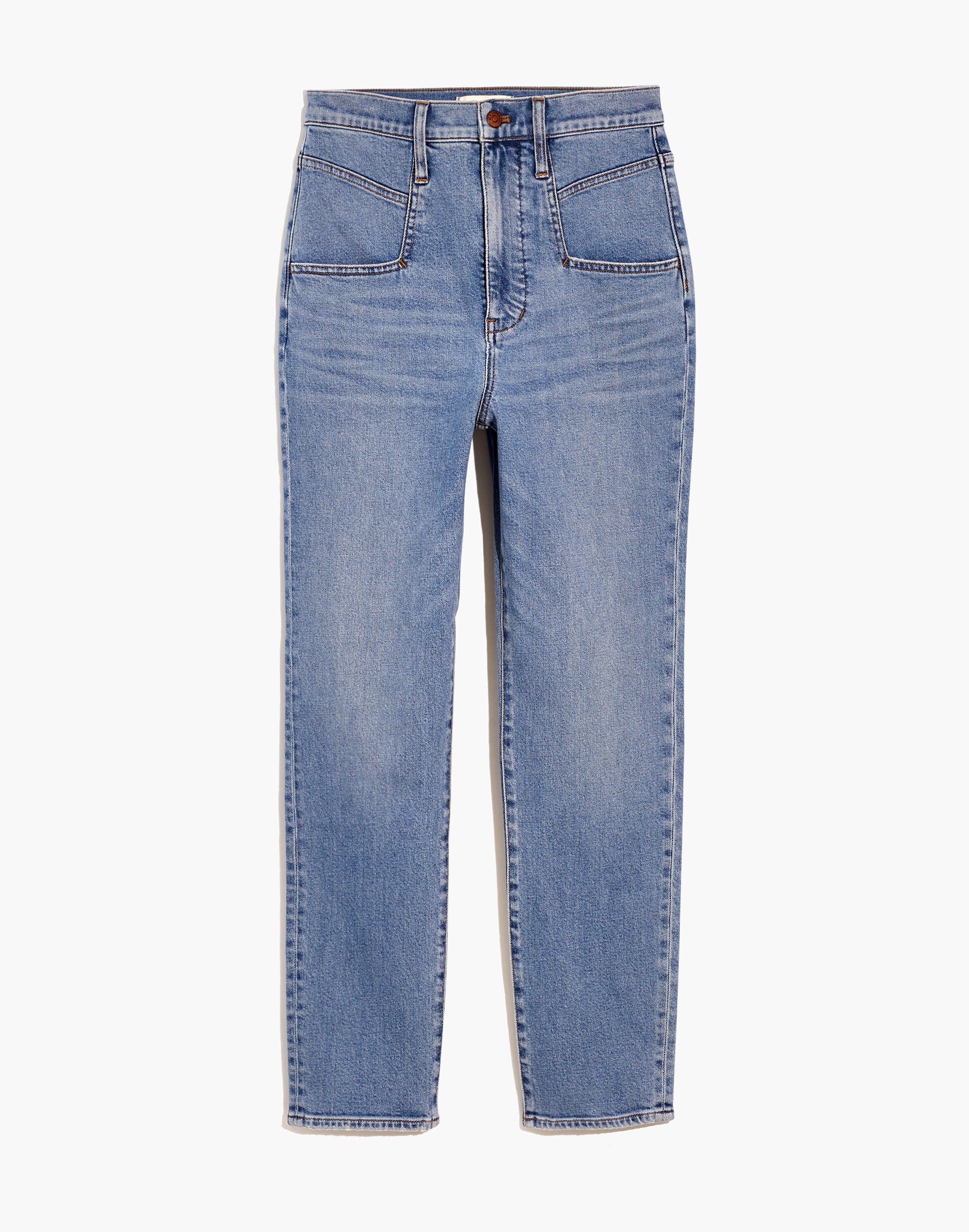 The Momjean in Florian Wash: TENCEL&trade; Denim Yoke-Pocket Edition