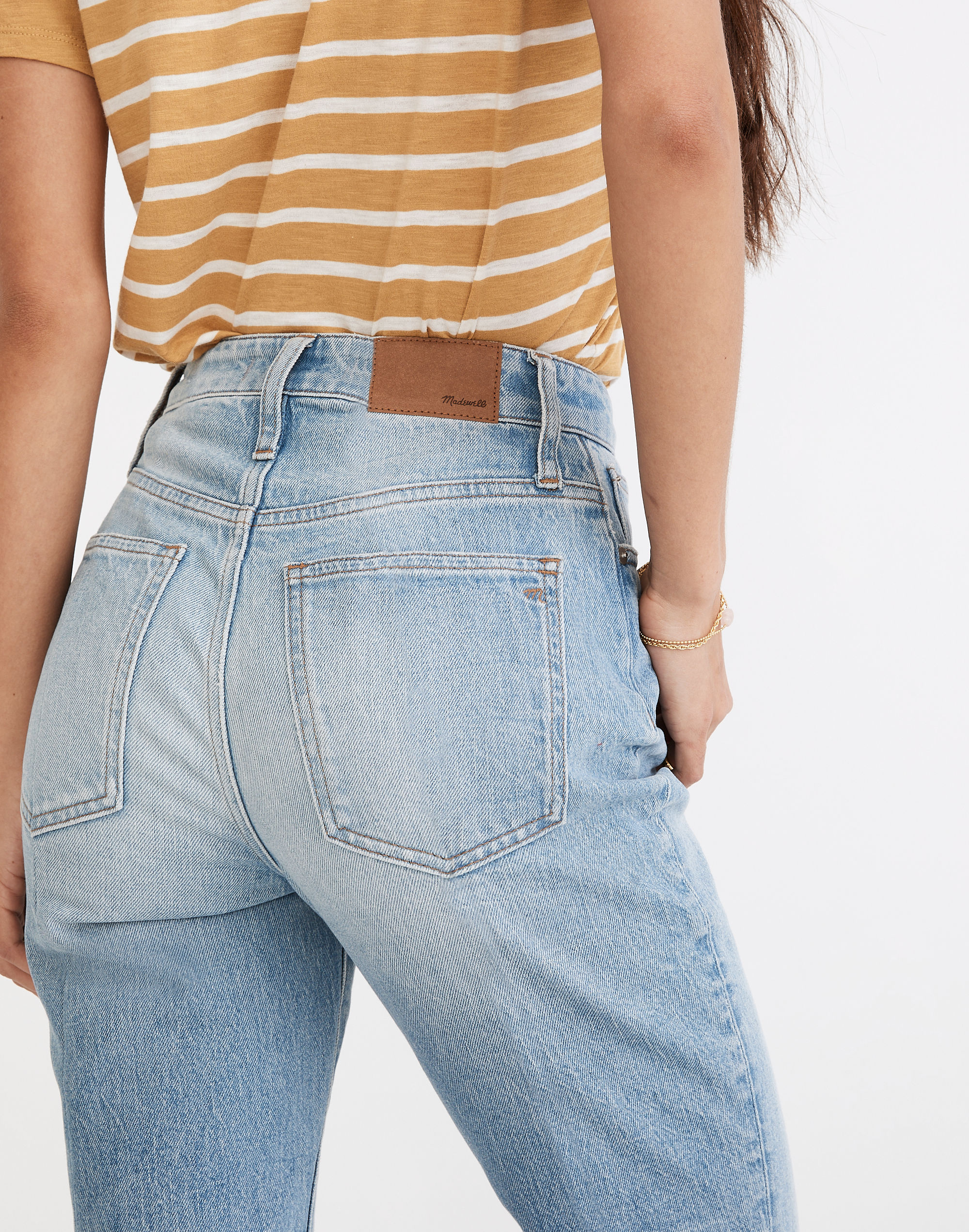 The Curvy Perfect Vintage Jean in Coney Wash: Destroyed Edition