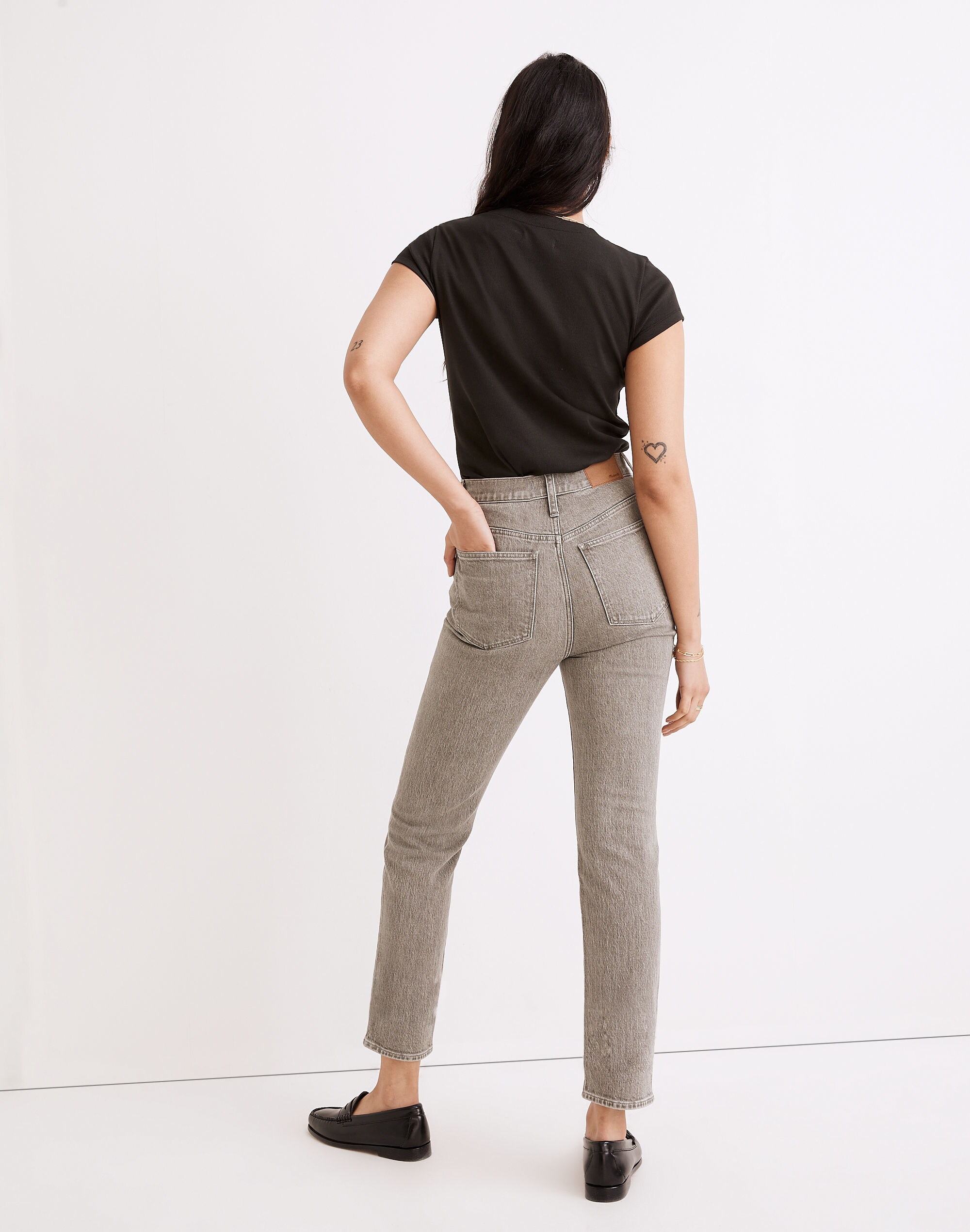 The Momjean in Yarn-Dyed Denim