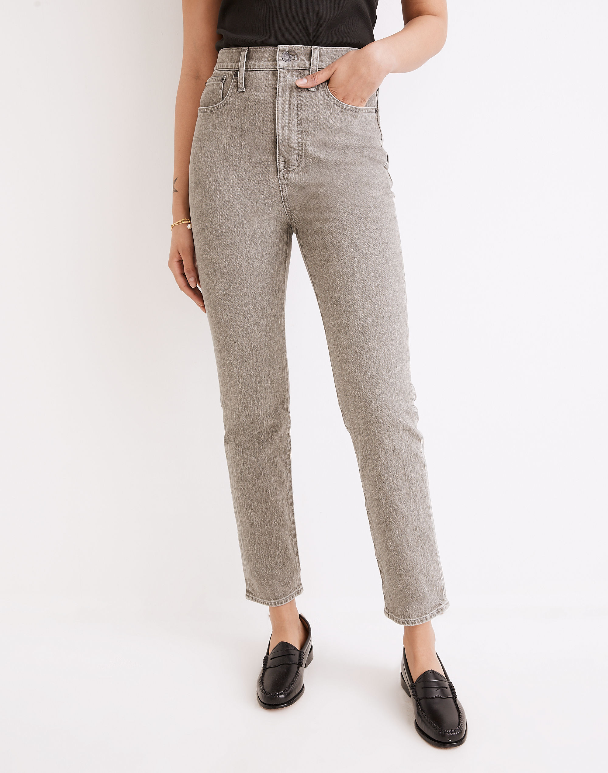 The Momjean in Yarn-Dyed Denim