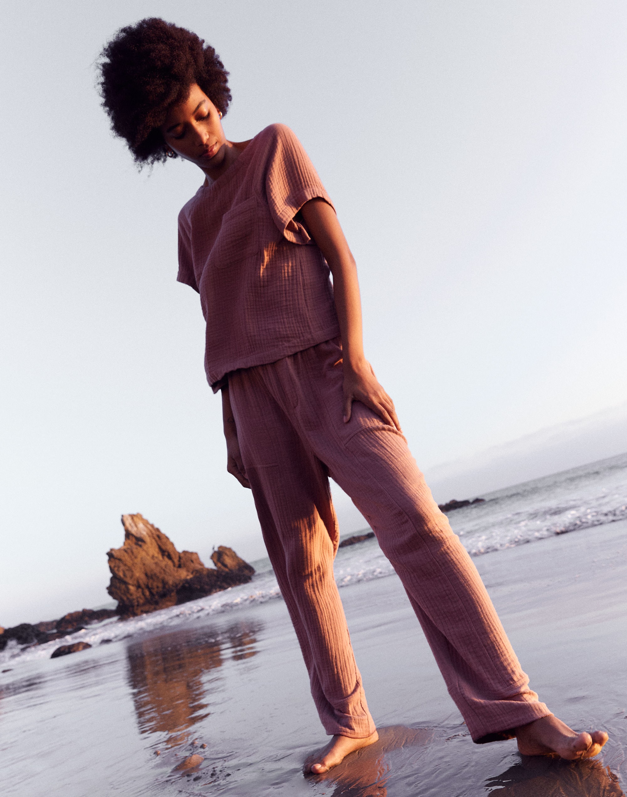 Petite Lightspun Pull-On Balloon Pants