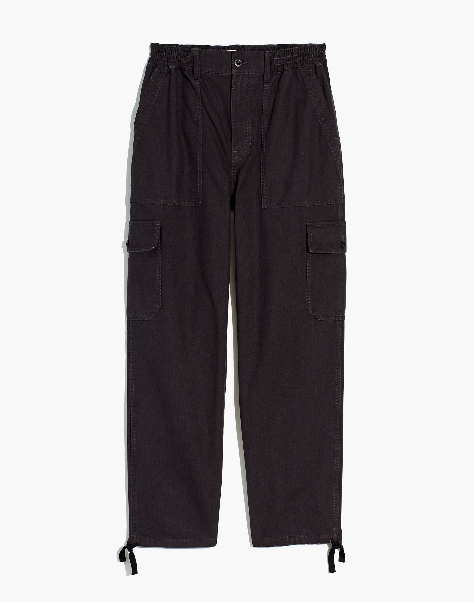 Garment-Dyed Cargo Jogger Pants