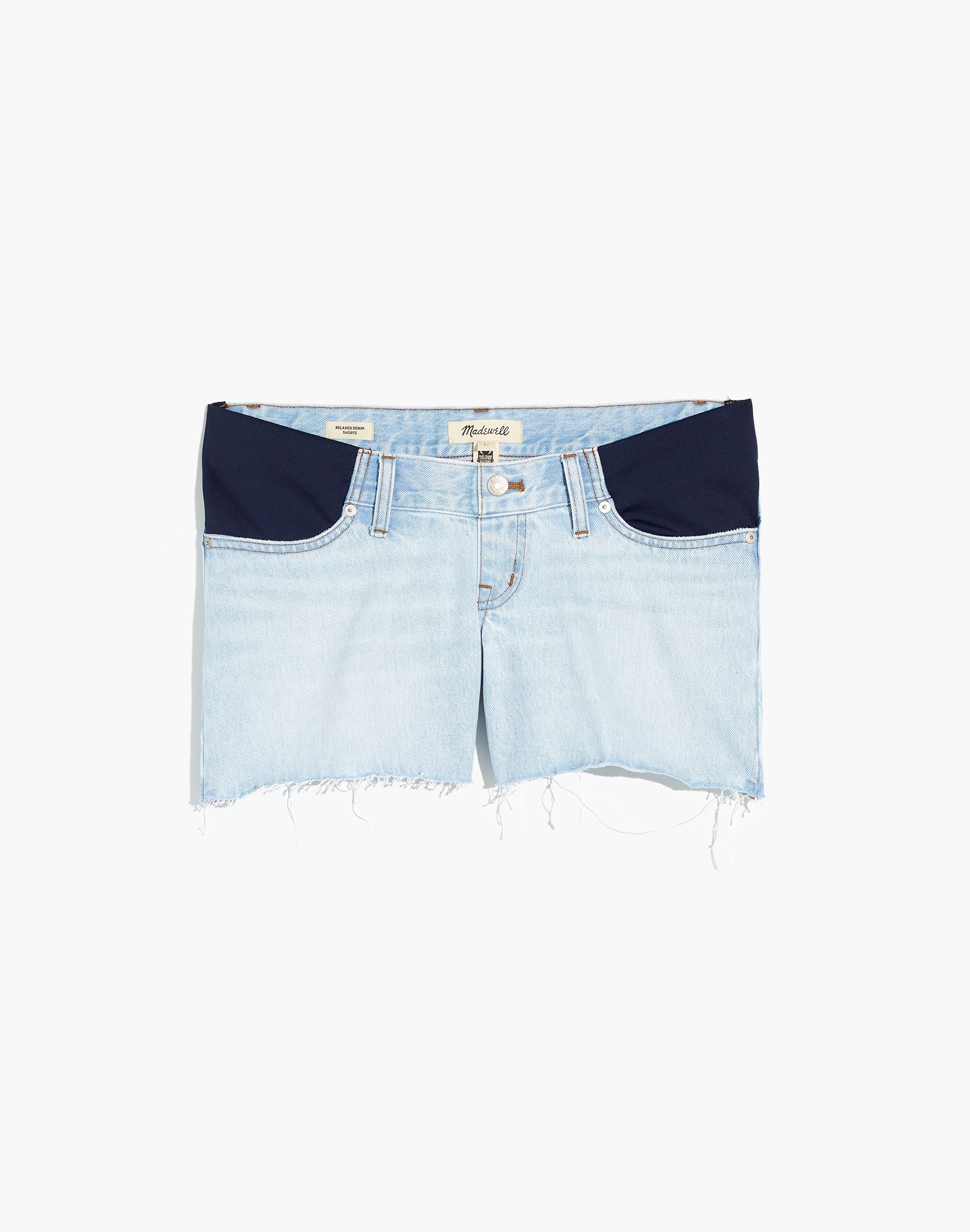 Maternity Relaxed Denim Shorts in Essen Wash