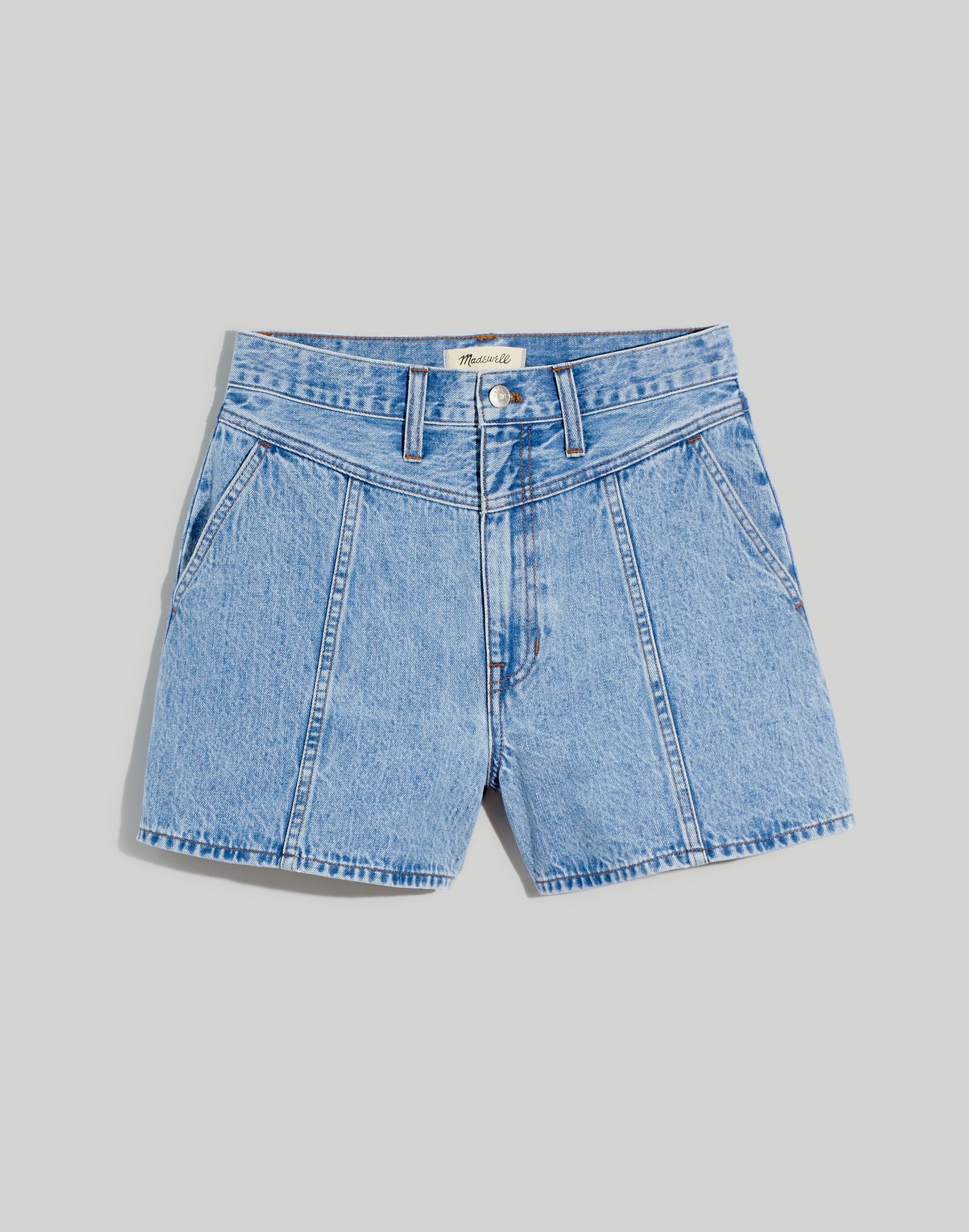 Denim Yoke Shorts in Verner Wash