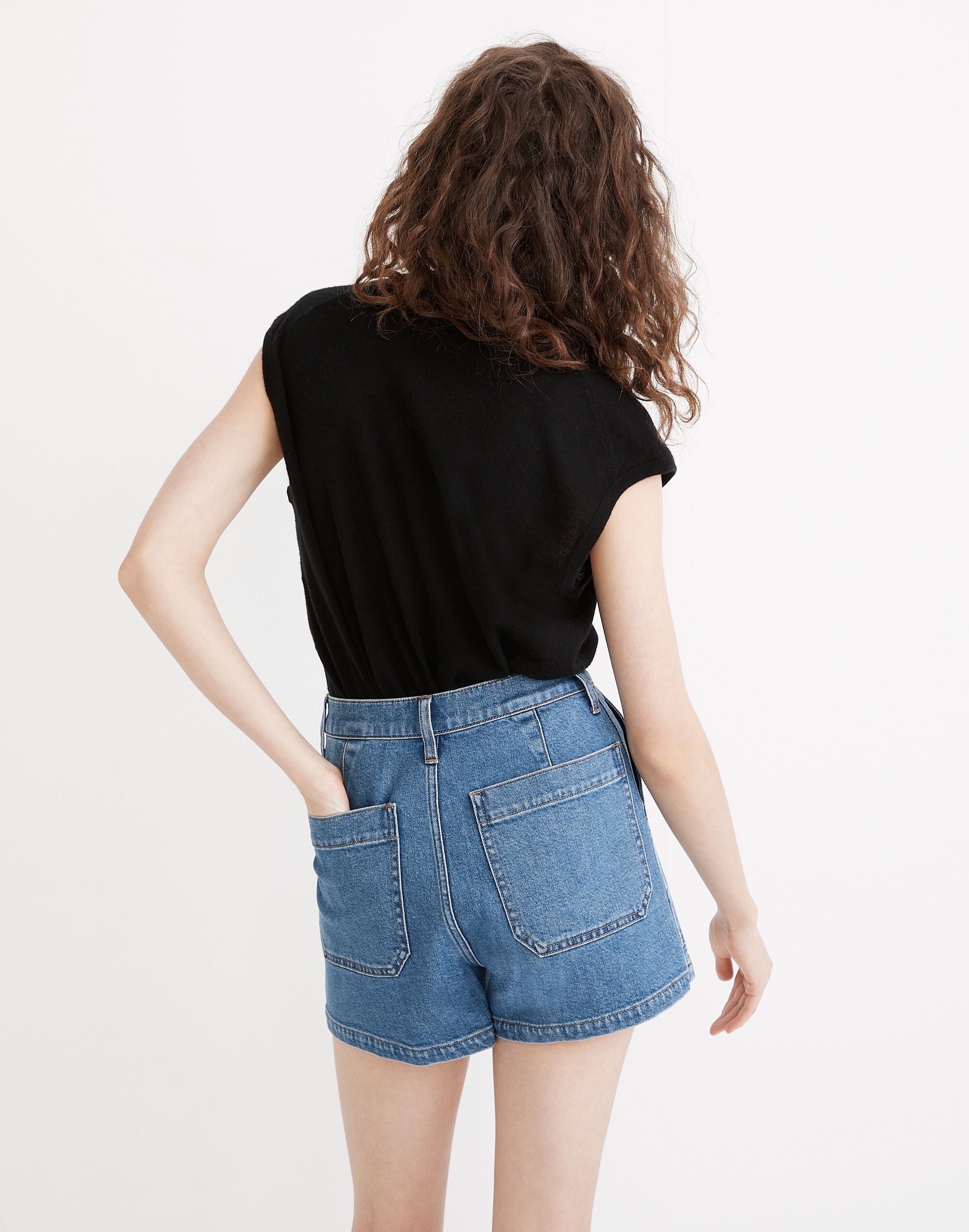 The Perfect Vintage Fatigue Jean Short: TENCEL&trade; Denim Edition