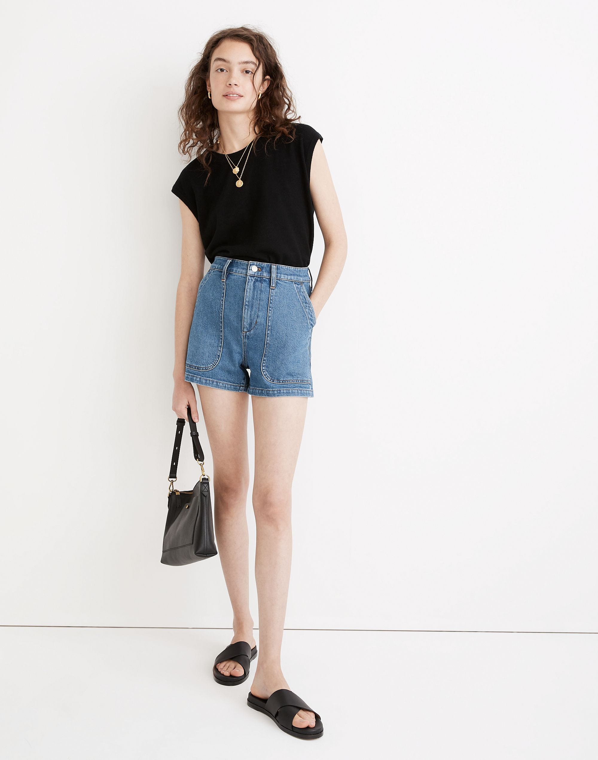 The Perfect Vintage Fatigue Jean Short: TENCEL&trade; Denim Edition