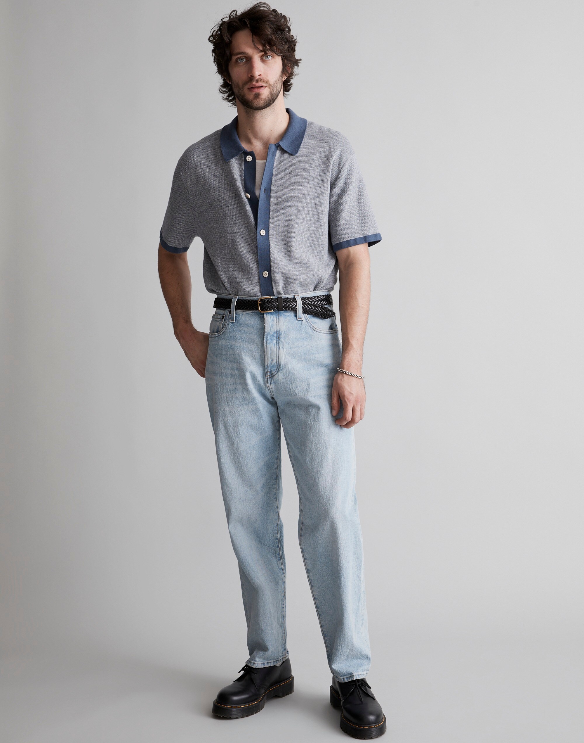 Vintage Straight Jeans in Becklow Wash